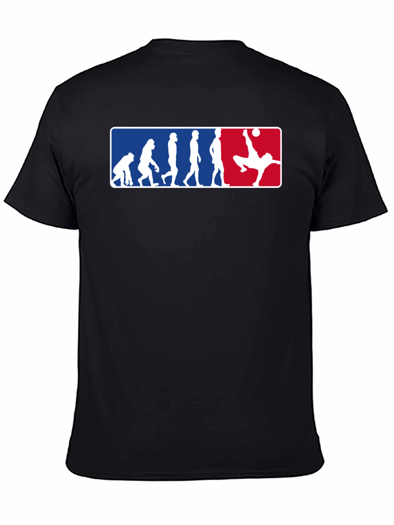 Soccer Evolution Graphic Tee - Black