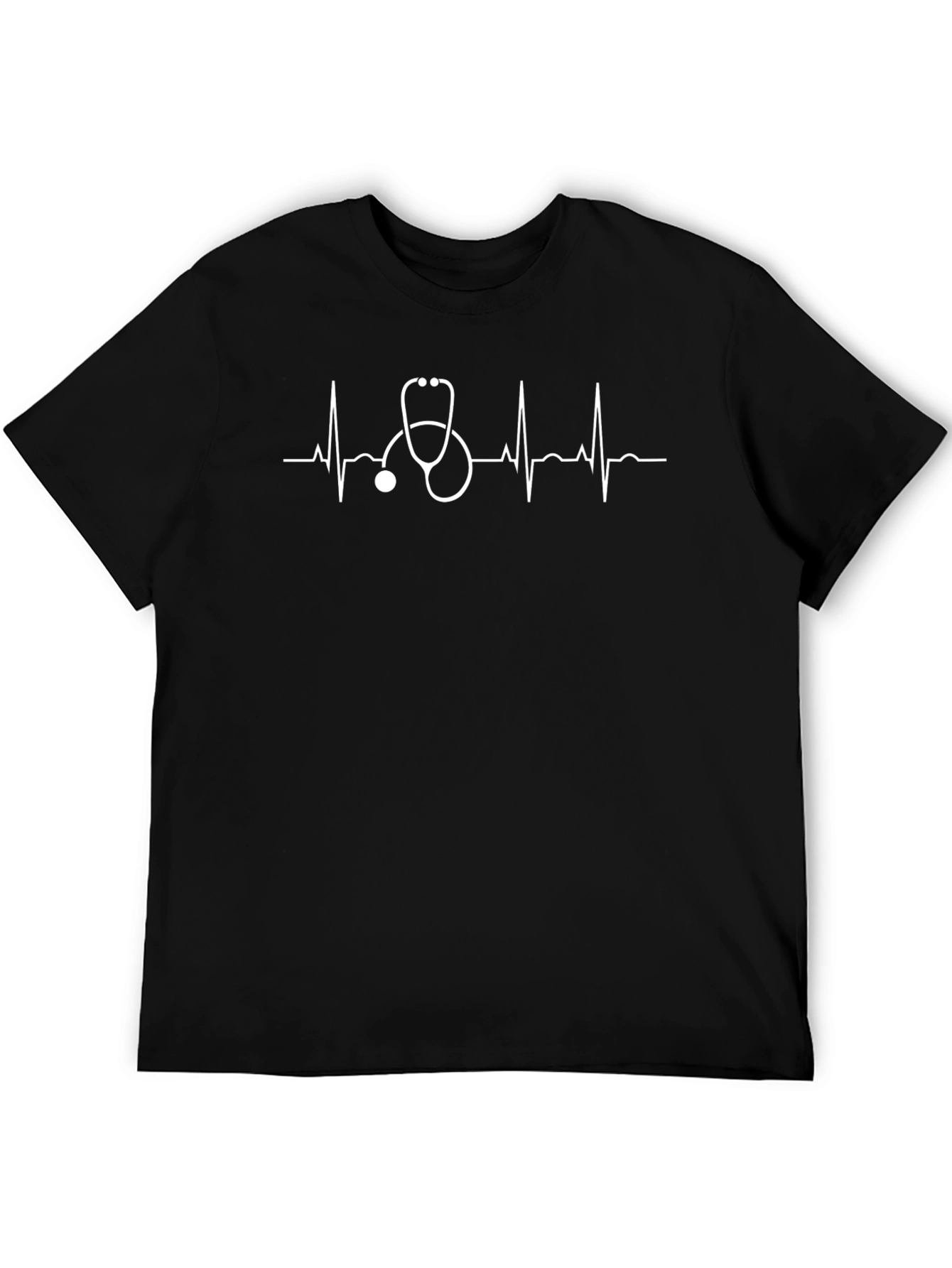 Stethoscope Heartbeat T-Shirt - Medical Profession Tee