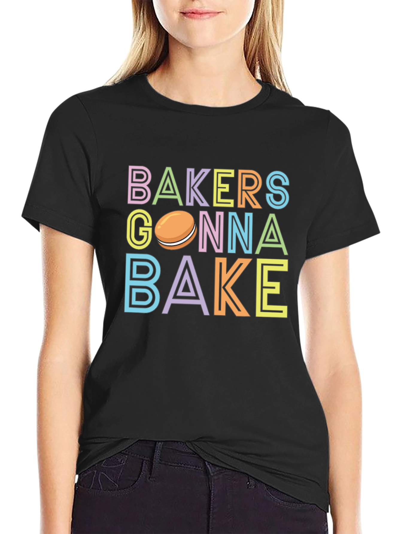 Bakers Gonna Bake T-Shirt - Cute Macaron Design