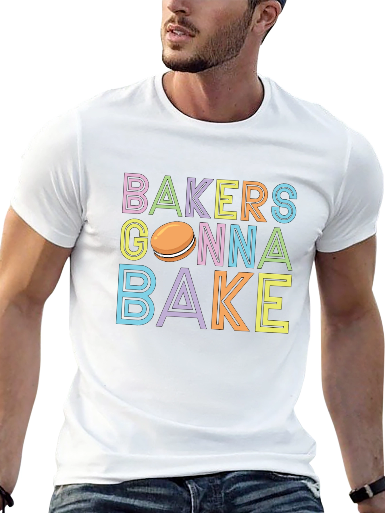 Bakers Gonna Bake T-Shirt - Cute Macaron Design