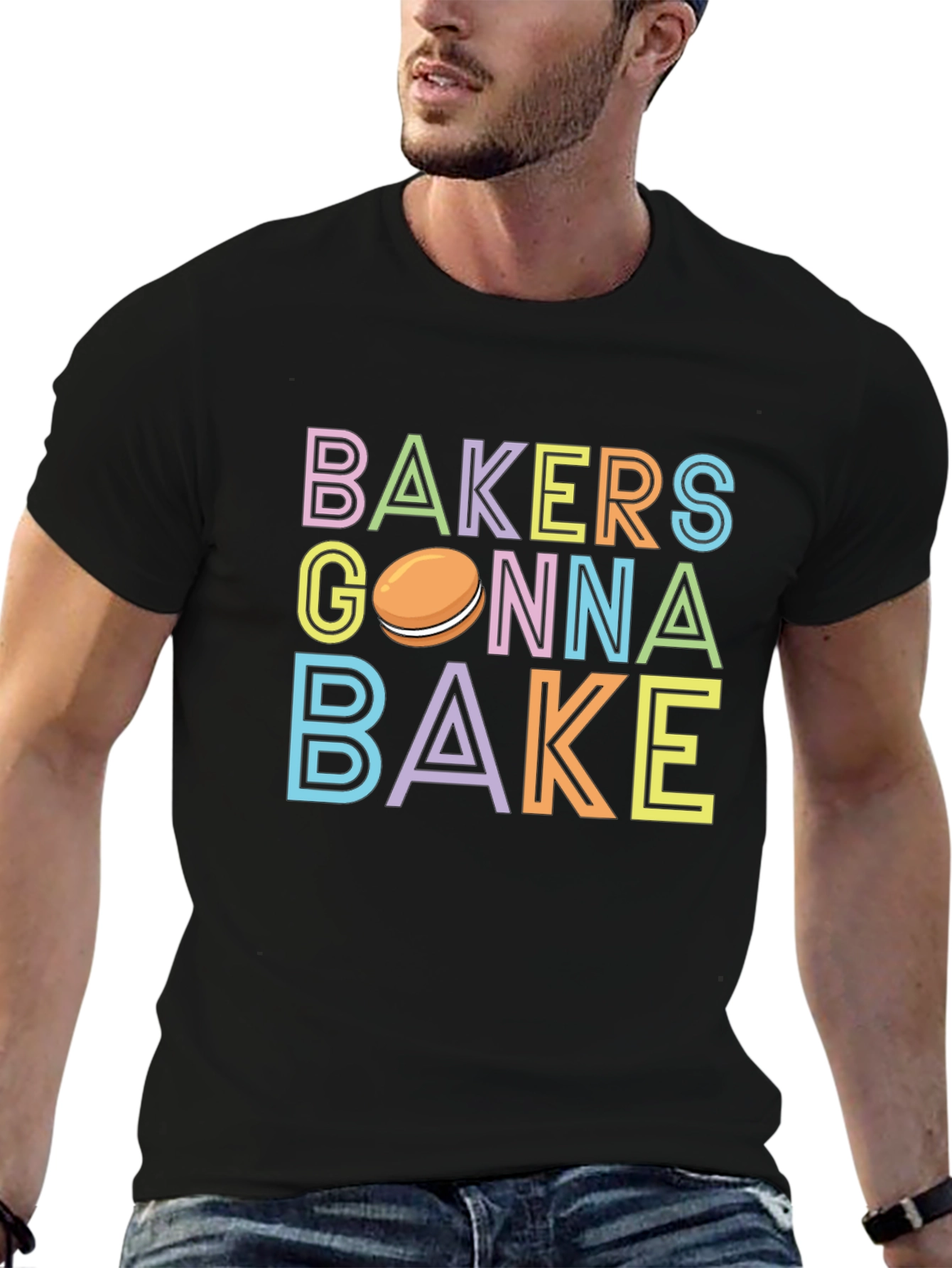 Bakers Gonna Bake T-Shirt - Cute Macaron Design