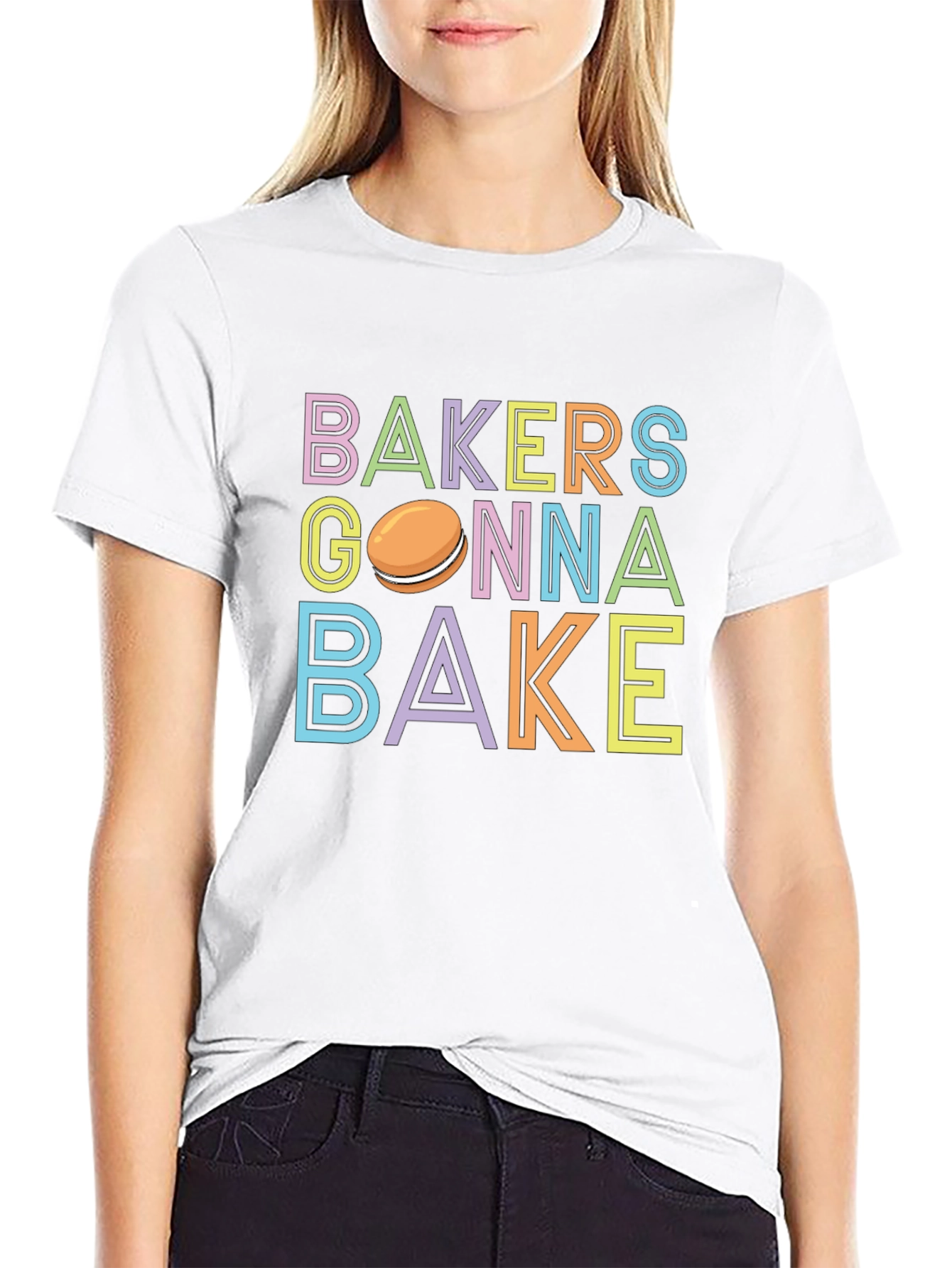 Bakers Gonna Bake T-Shirt - Cute Macaron Design