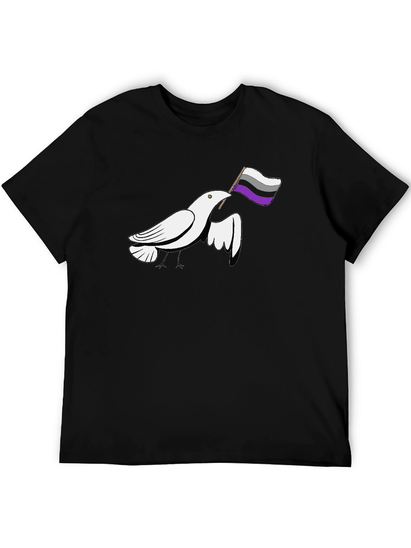 Asexual Pride Dove T-Shirt