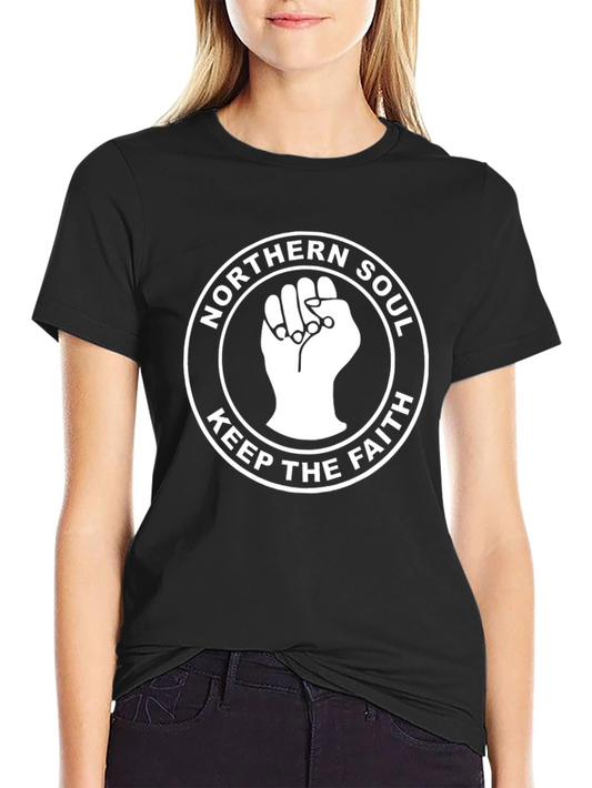 Northern Soul Keep The Faith Black T-Shirt