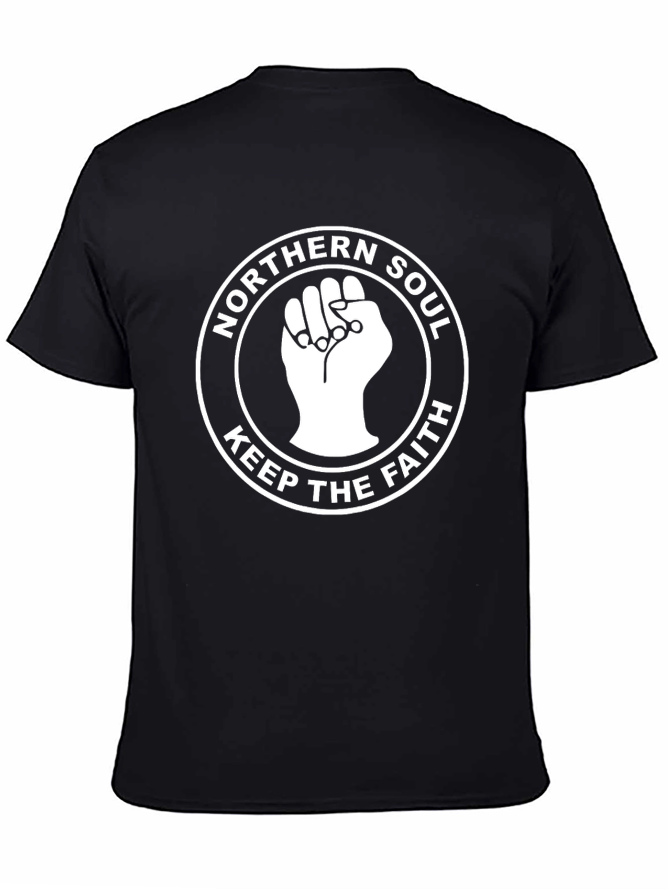 Northern Soul Keep The Faith Black T-Shirt