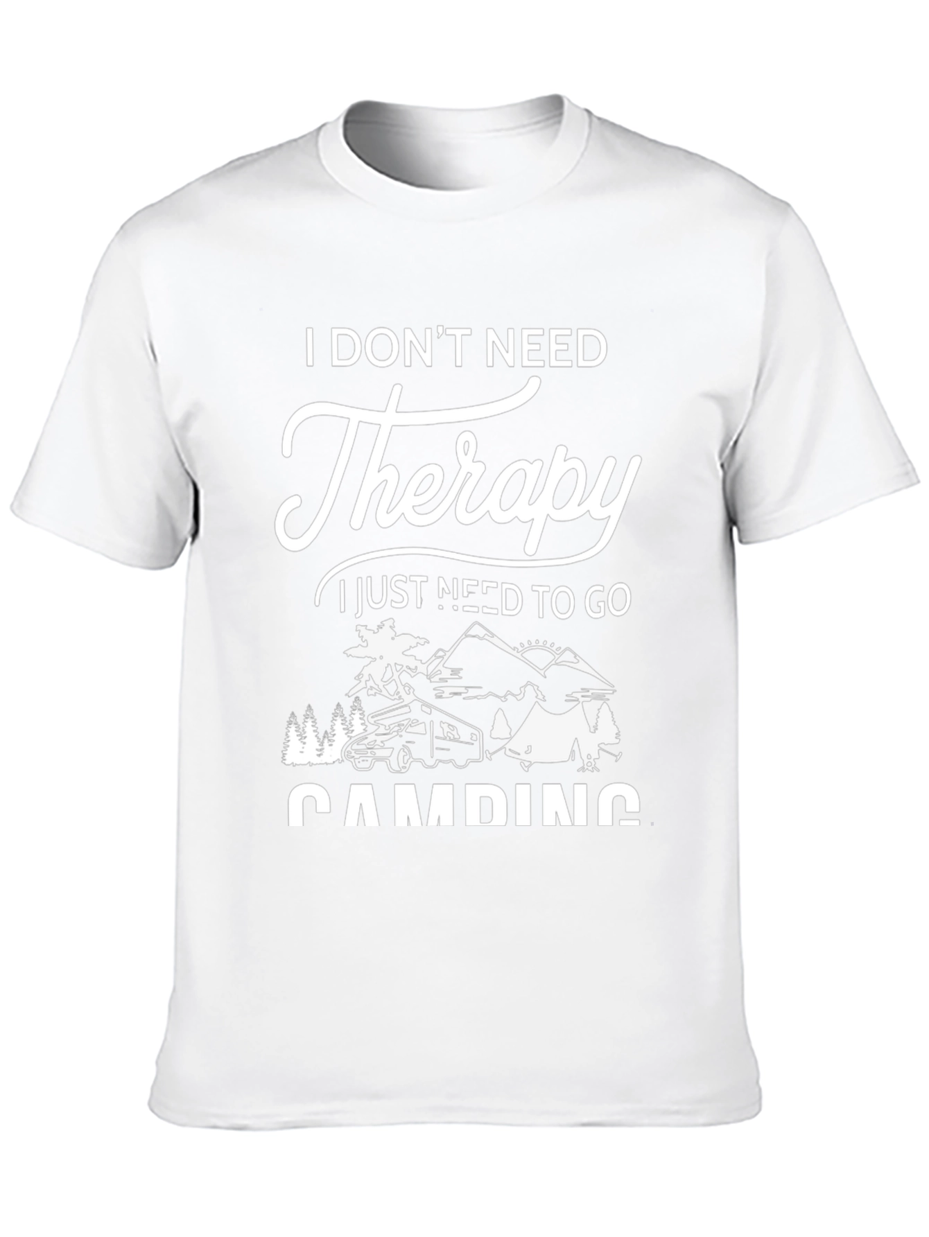 Camping Therapy Graphic Tee