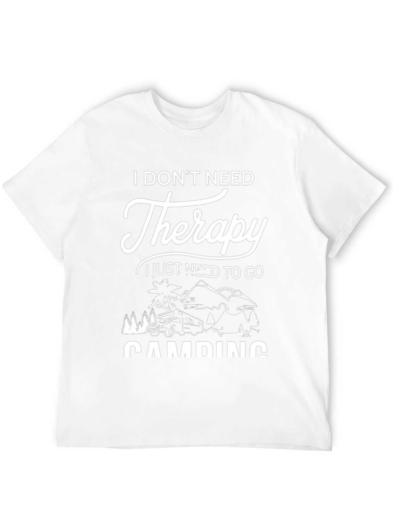 Camping Therapy Graphic Tee