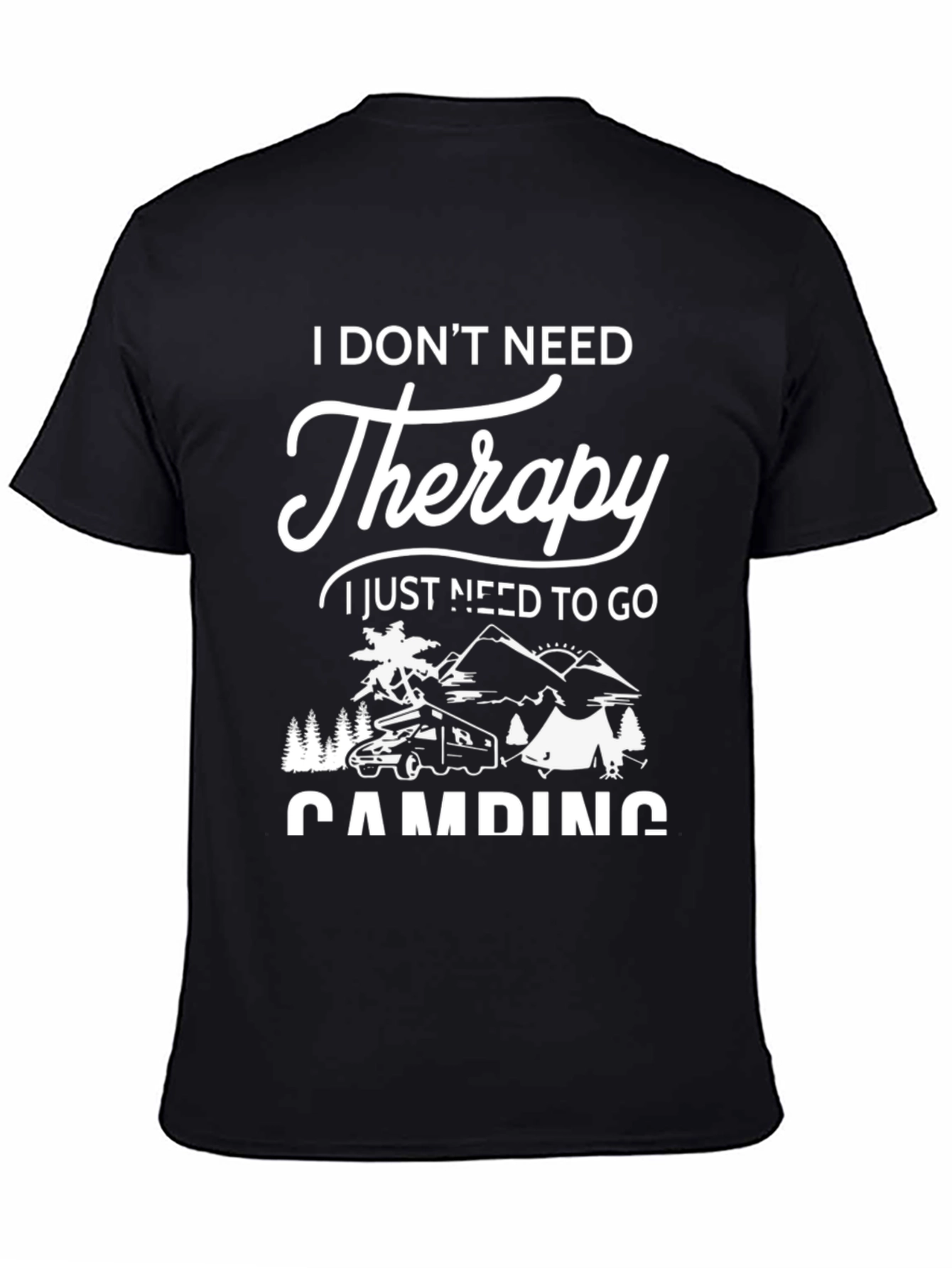 Camping Therapy Graphic Tee