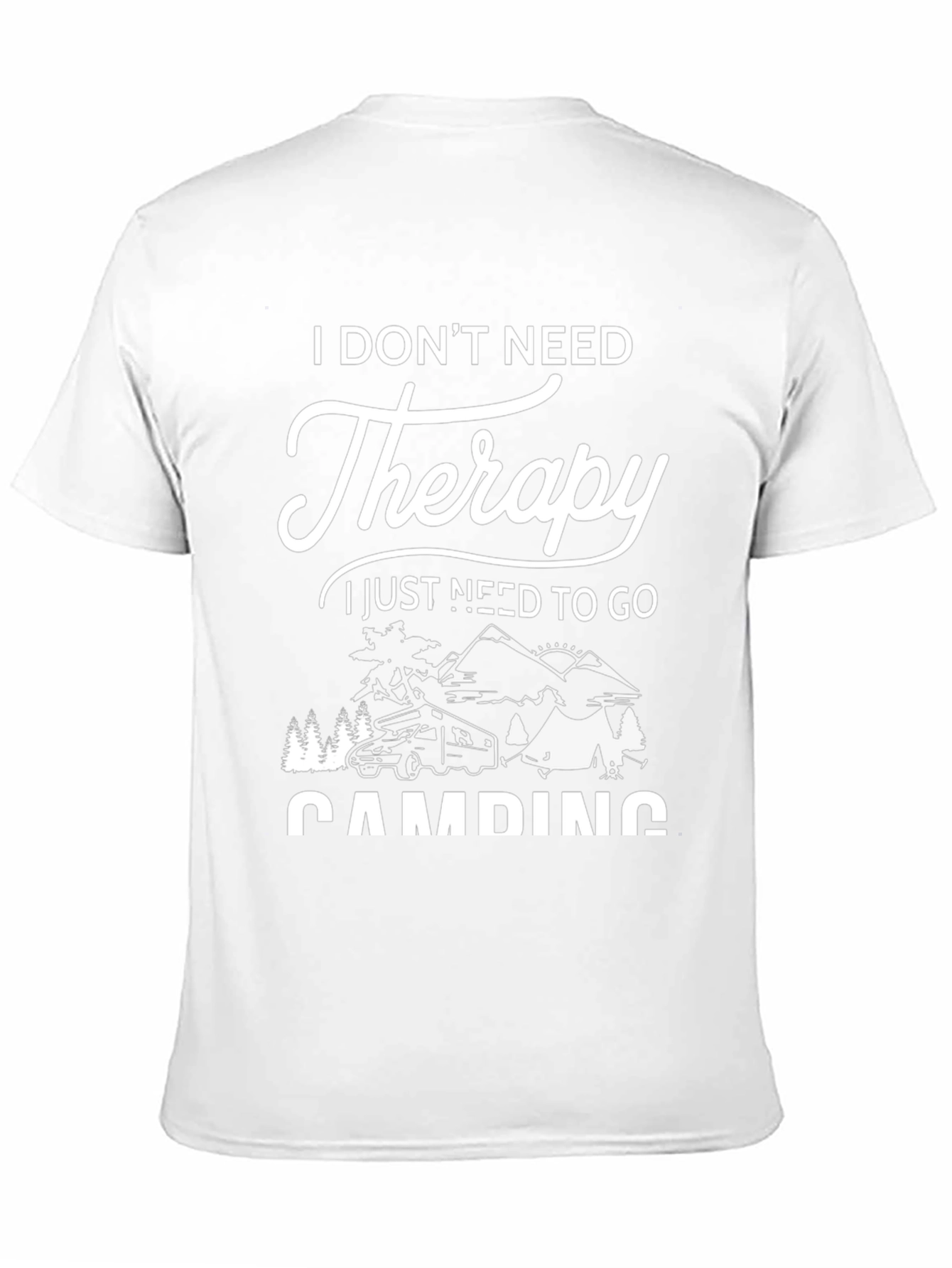 Camping Therapy Graphic Tee