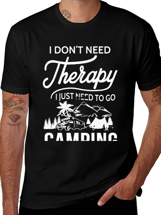 Camping Therapy Graphic Tee
