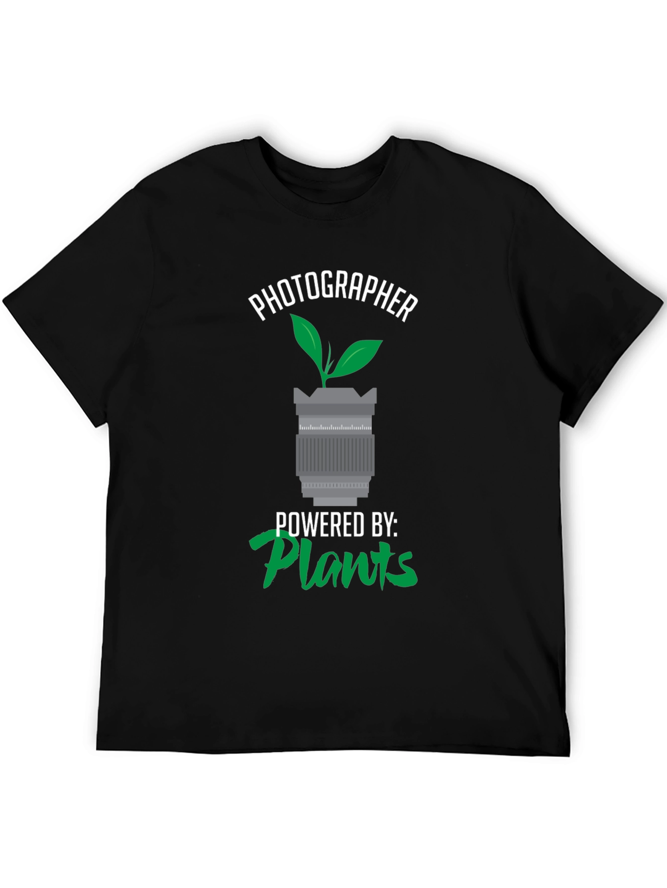 Photographer Powered by Plants T-Shirt