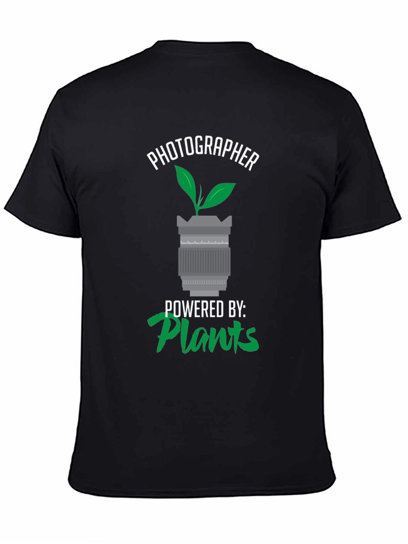 Photographer Powered by Plants T-Shirt
