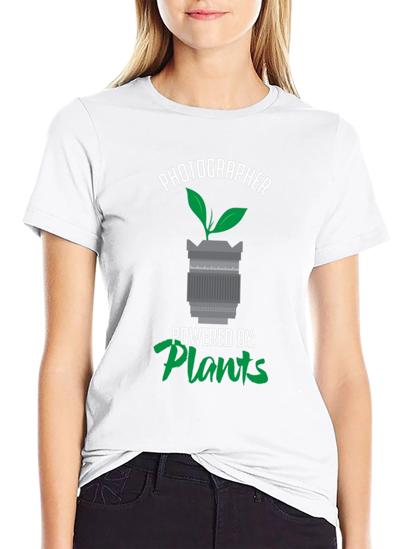 Photographer Powered by Plants T-Shirt