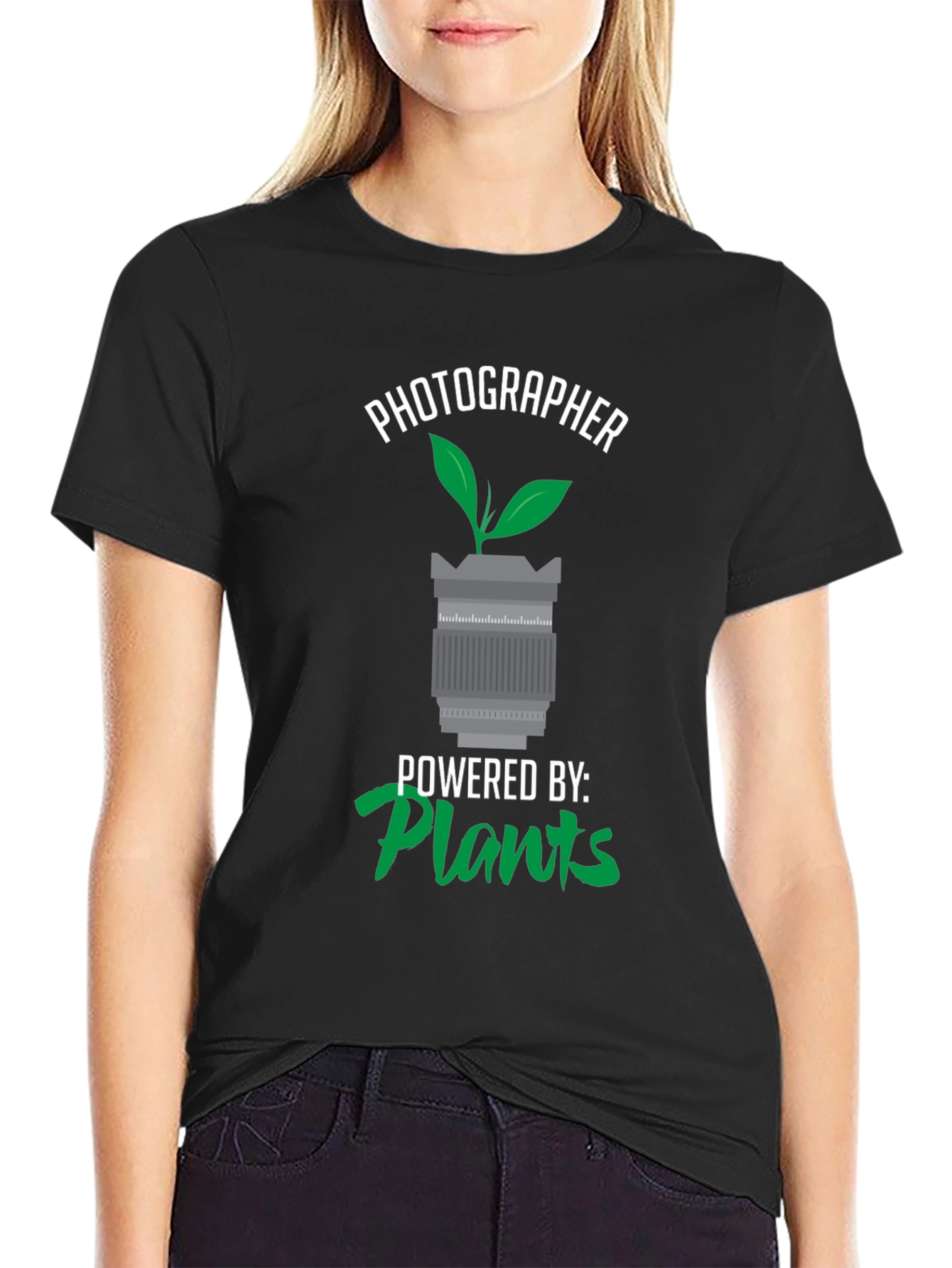 Photographer Powered by Plants T-Shirt