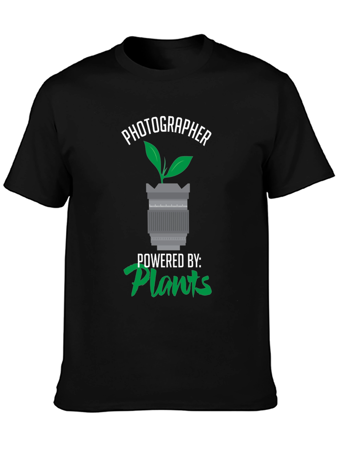 Photographer Powered by Plants T-Shirt
