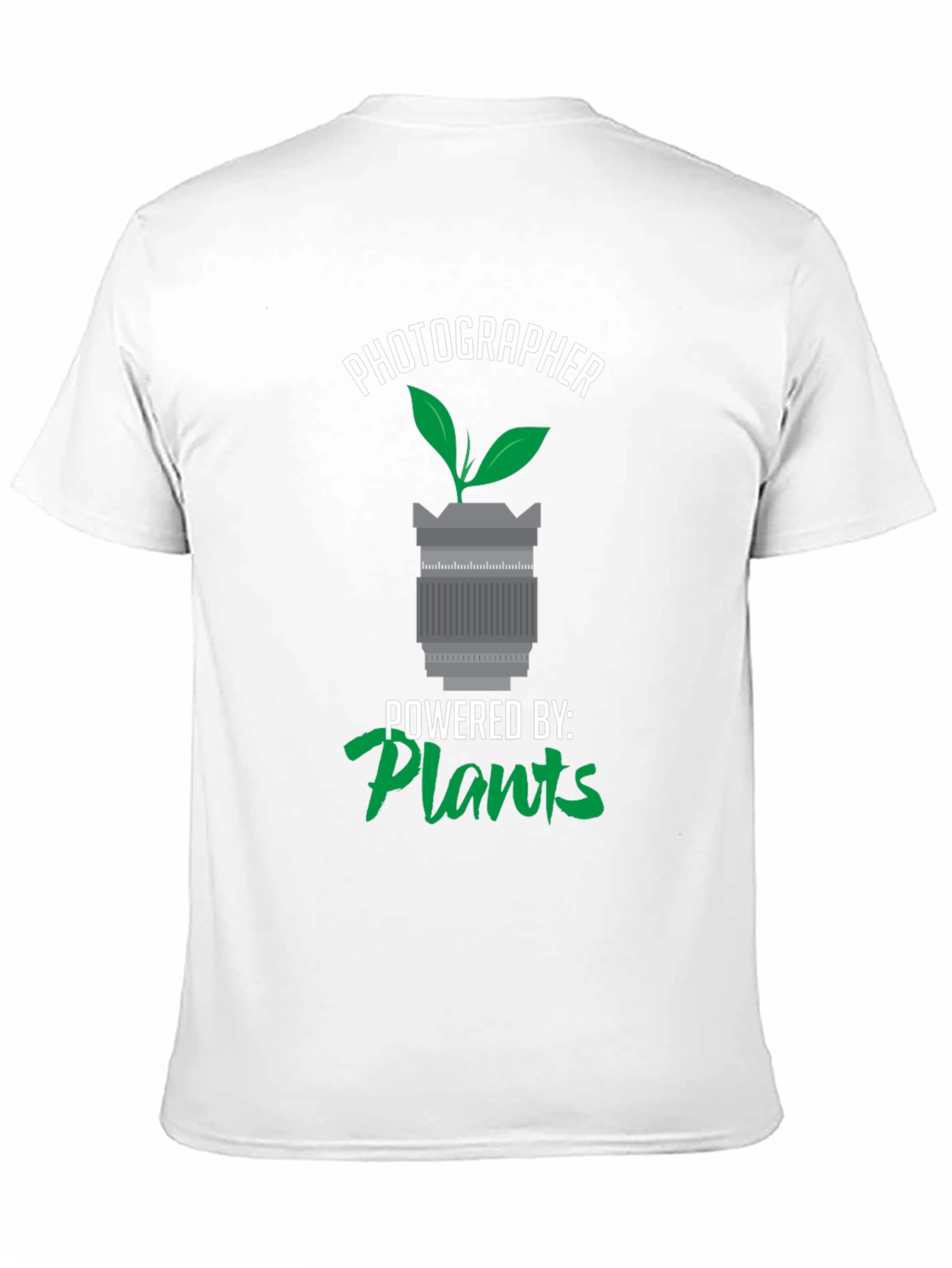 Photographer Powered by Plants T-Shirt