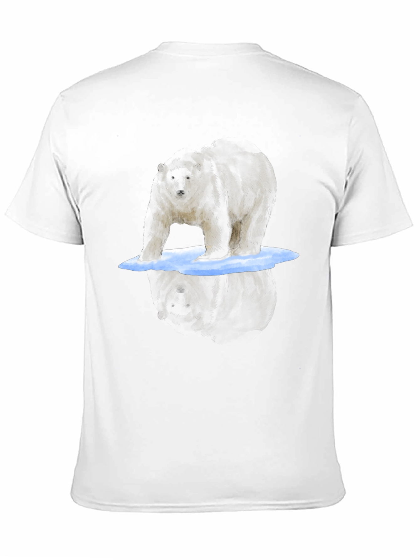 Bear Graphic Tee - Cool Reflective Print