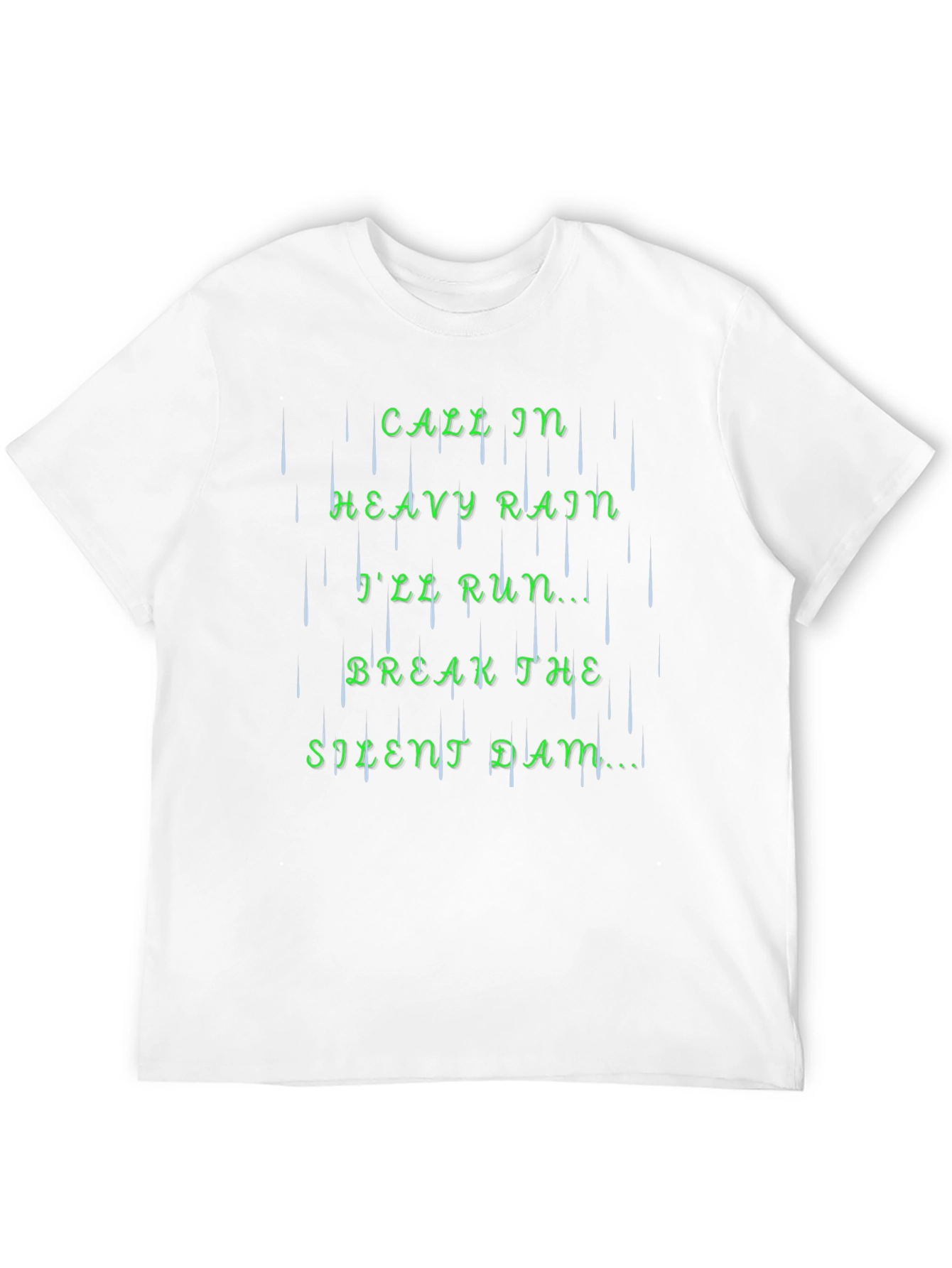 Rain Song Graphic T-Shirt - Soft Cotton Blend