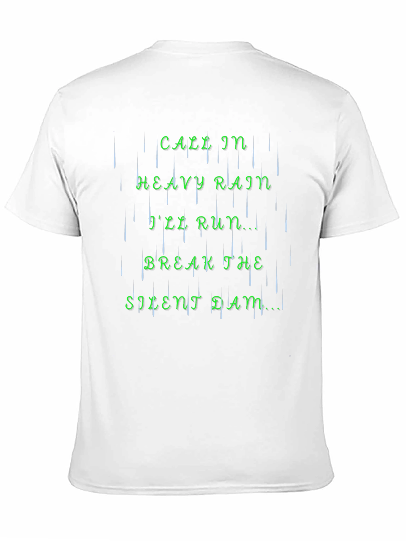 Rain Song Graphic T-Shirt - Soft Cotton Blend