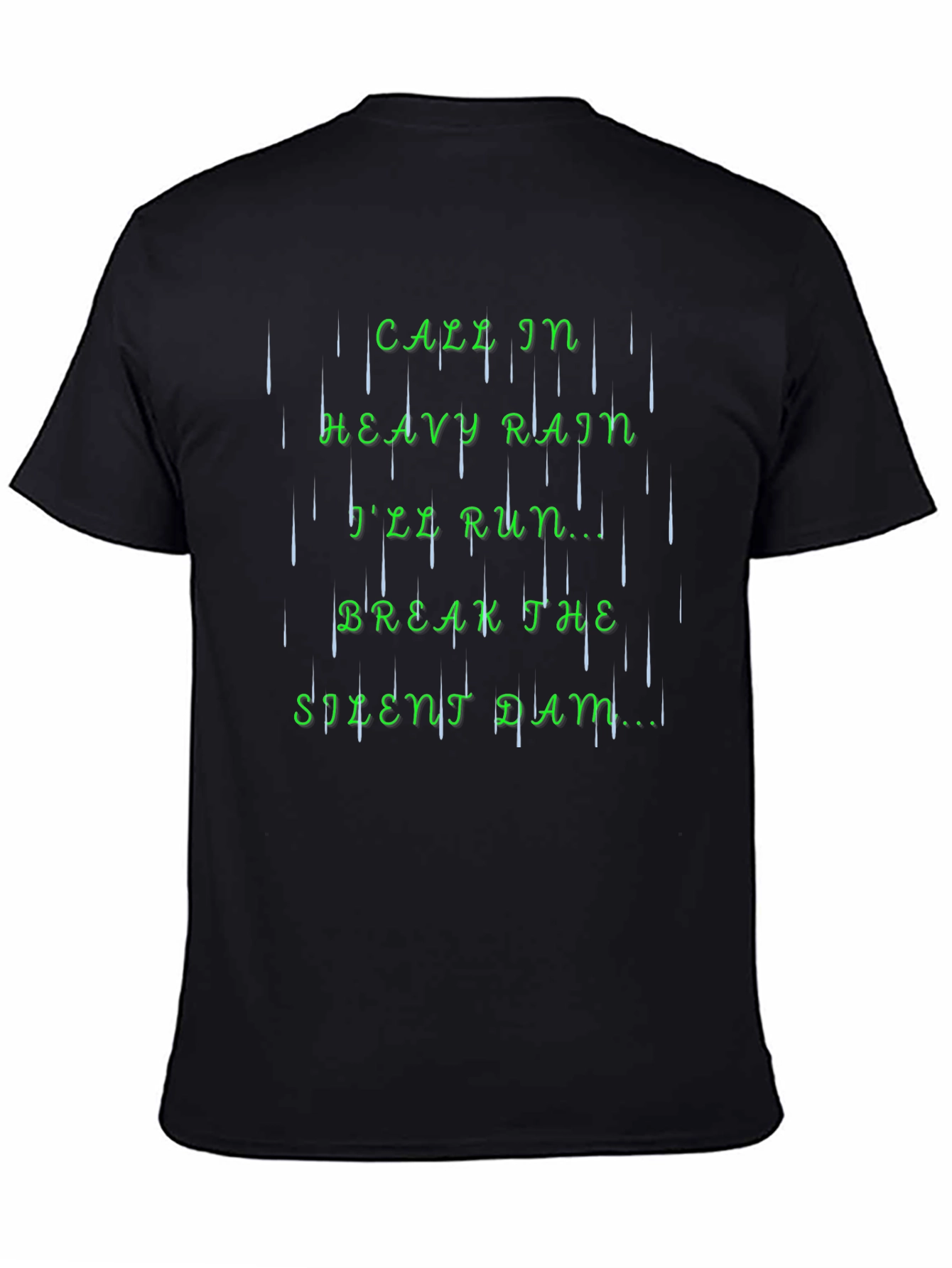Rain Song Graphic T-Shirt - Soft Cotton Blend