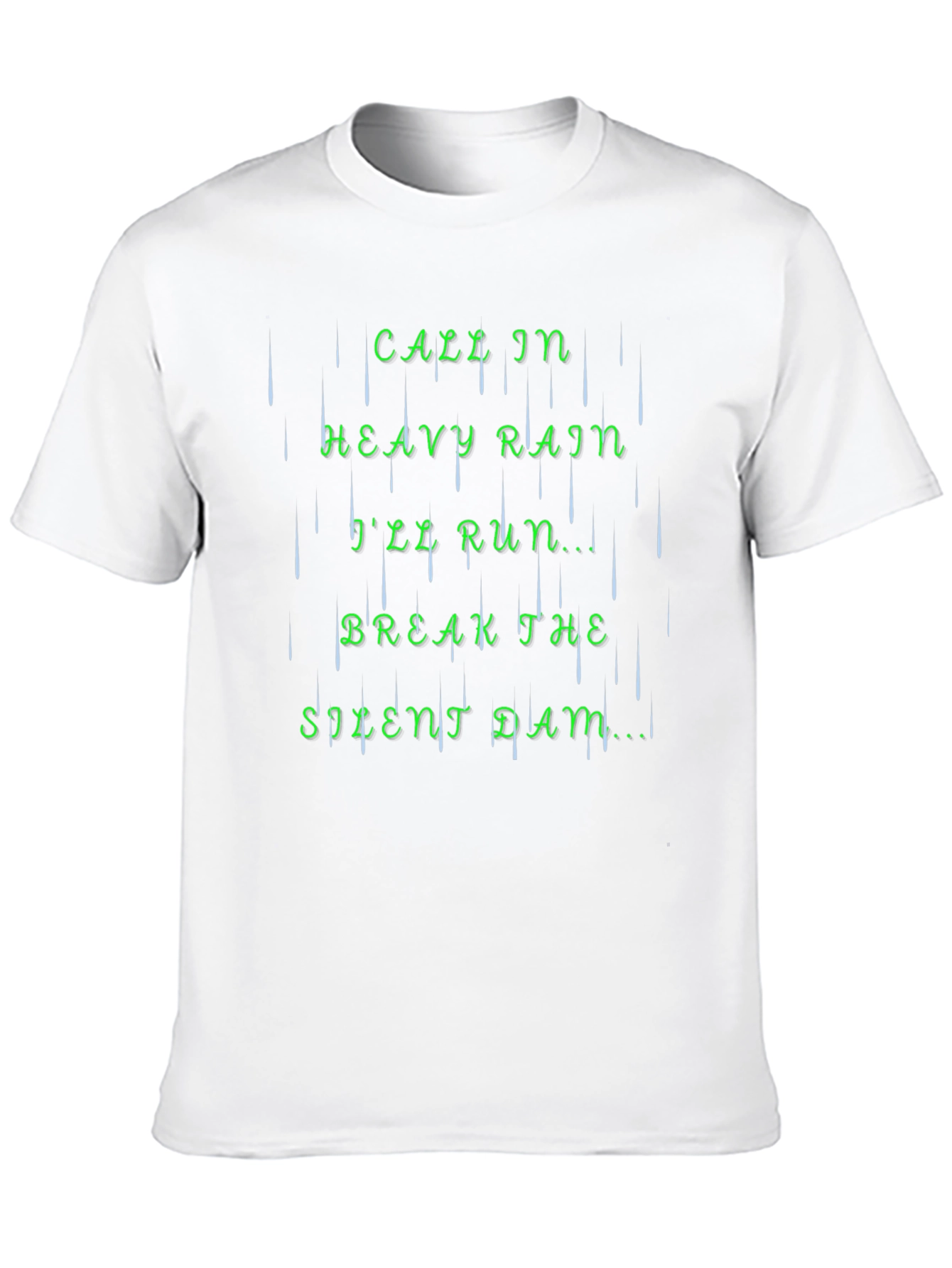 Rain Song Graphic T-Shirt - Soft Cotton Blend