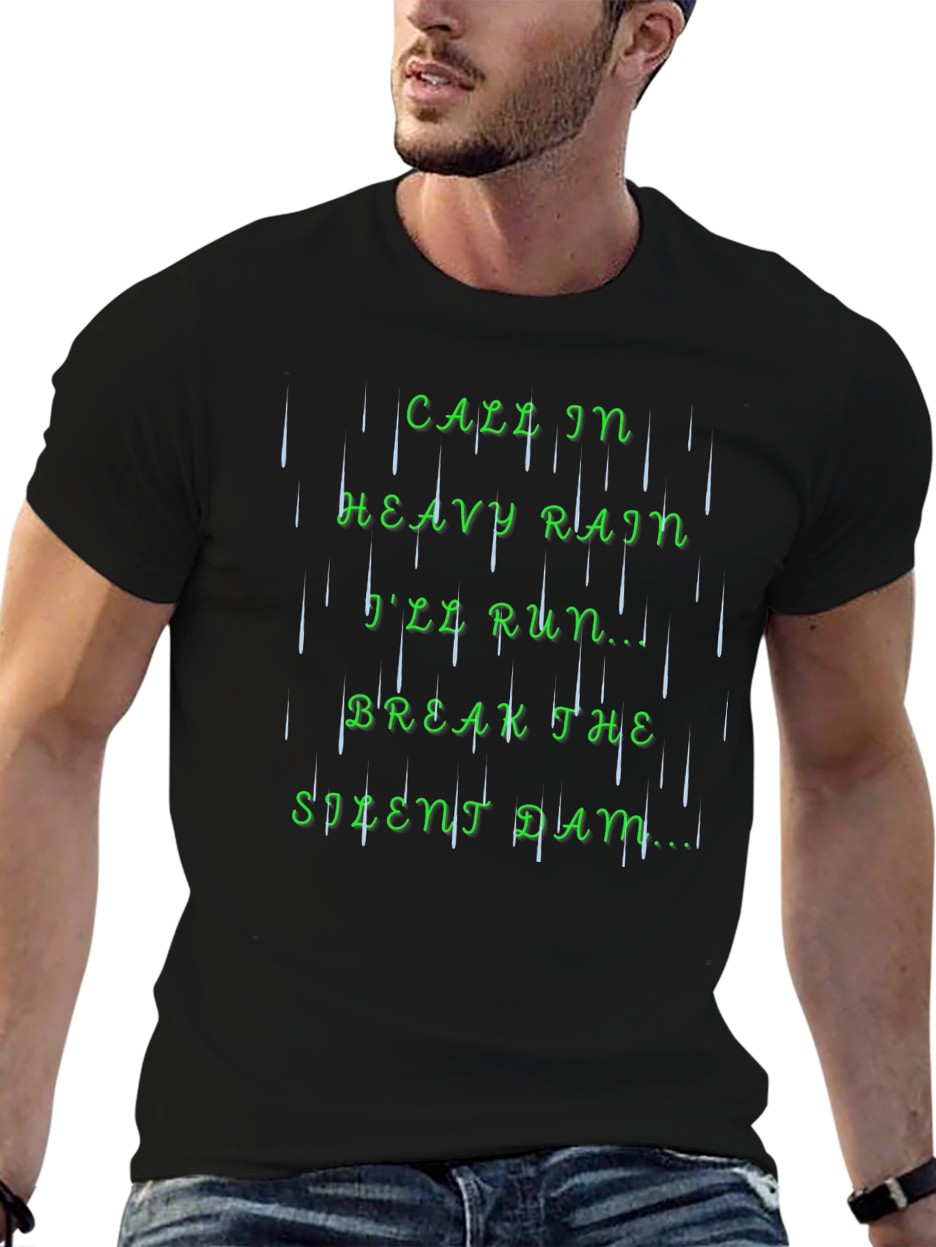 Rain Song Graphic T-Shirt - Soft Cotton Blend