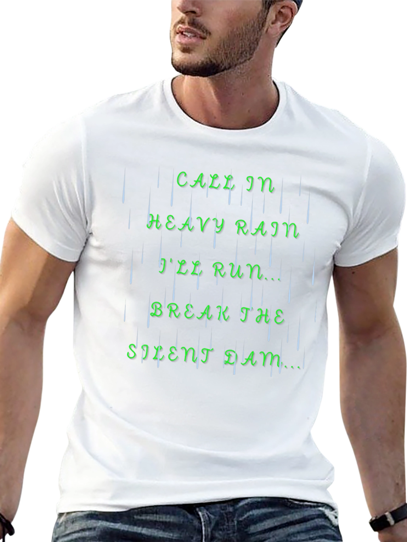 Rain Song Graphic T-Shirt - Soft Cotton Blend