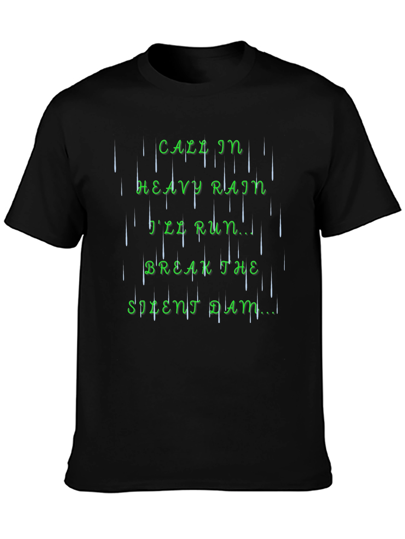 Rain Song Graphic T-Shirt - Soft Cotton Blend