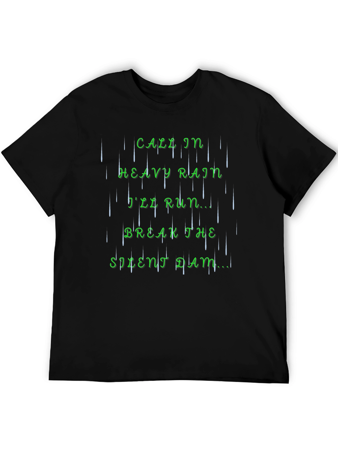 Rain Song Graphic T-Shirt - Soft Cotton Blend