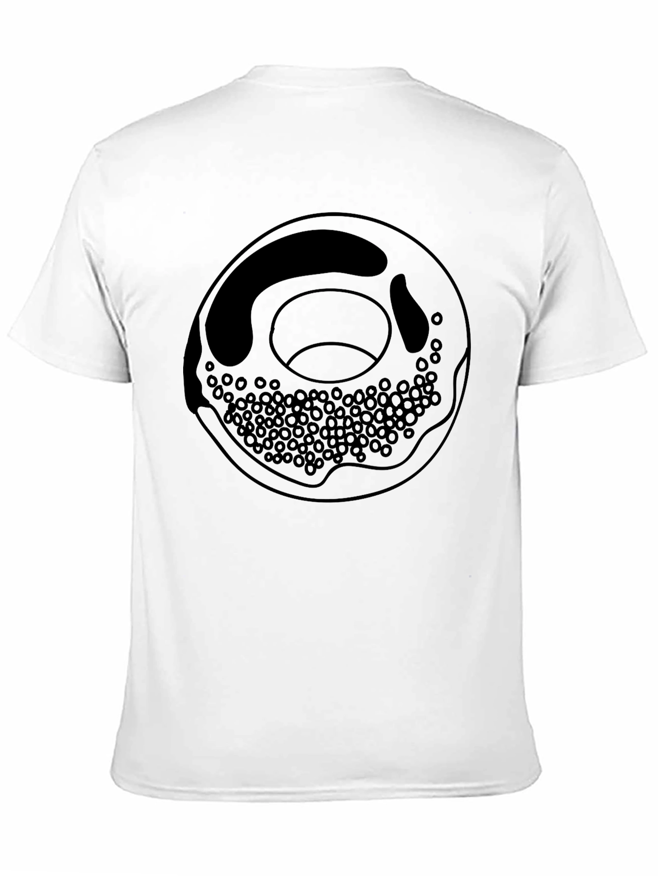 Donut Graphic Black T-Shirt