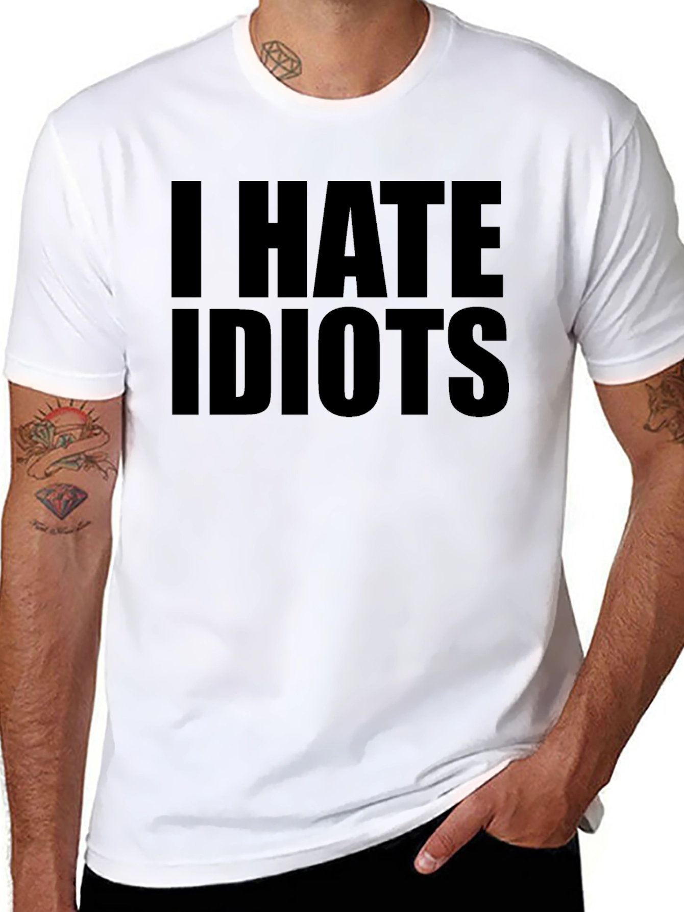 I Hate Idiots - Graphic T-Shirt