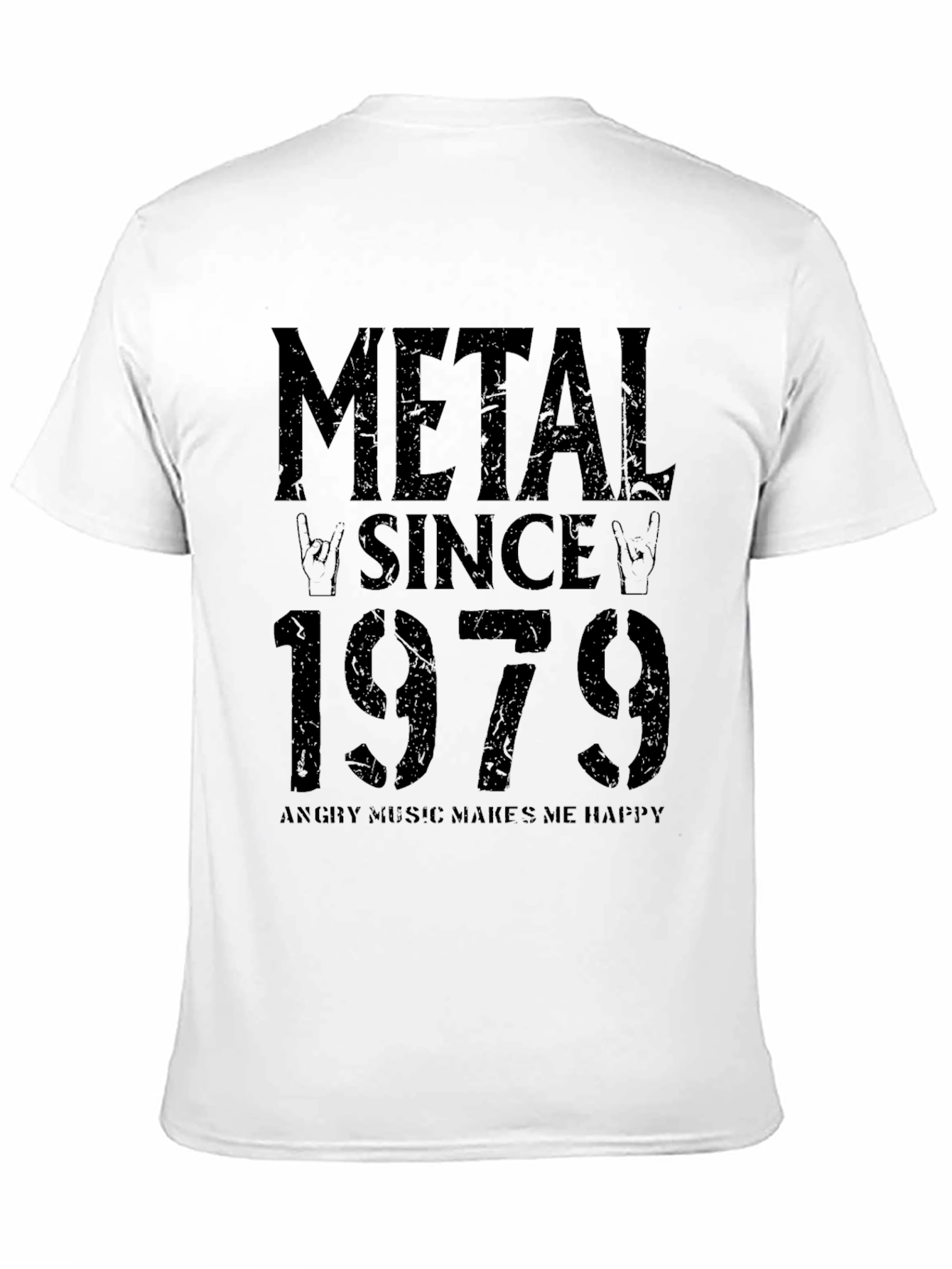 Metal Since 1979 Black Graphic T-Shirt