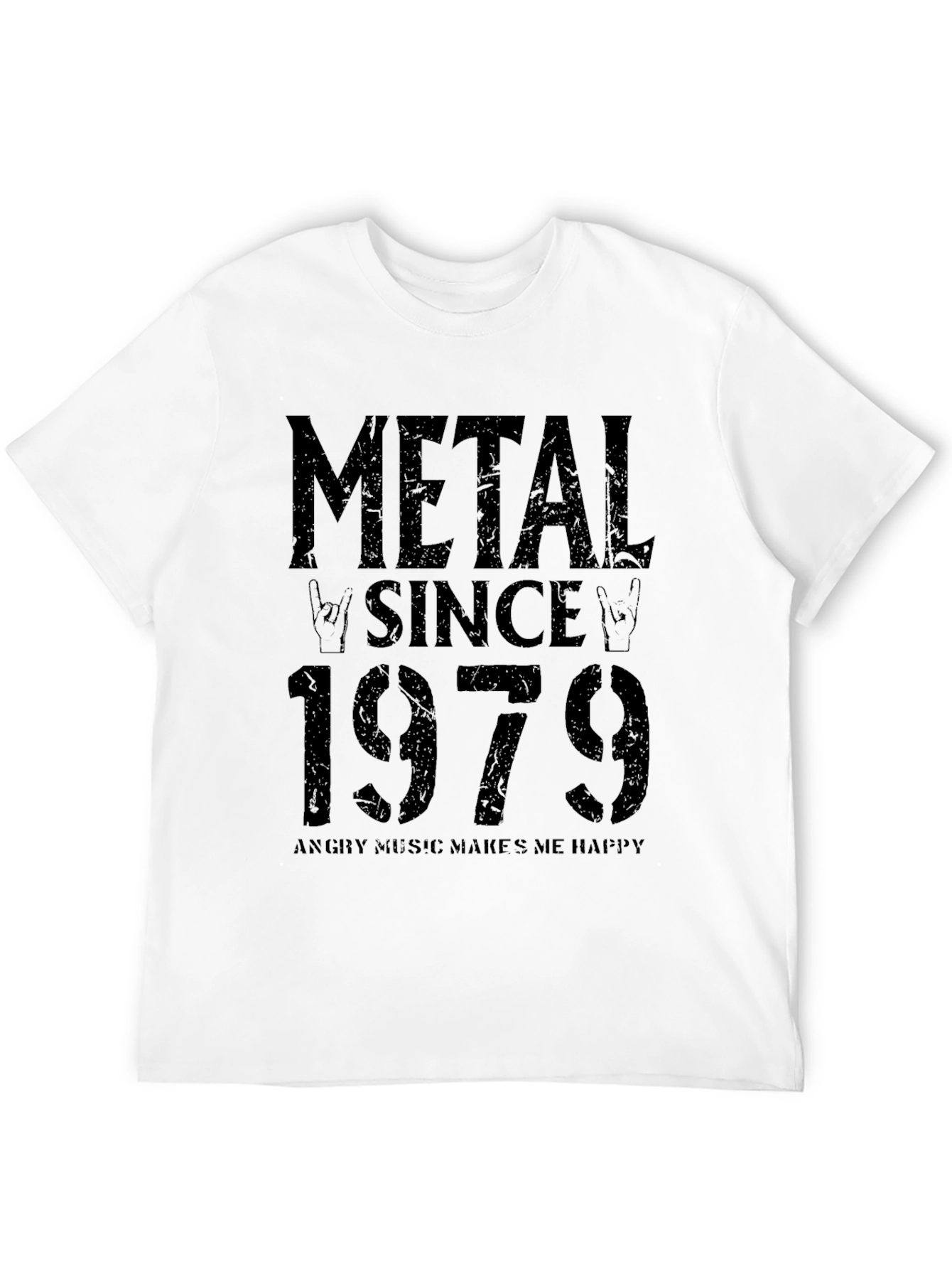 Metal Since 1979 Black Graphic T-Shirt