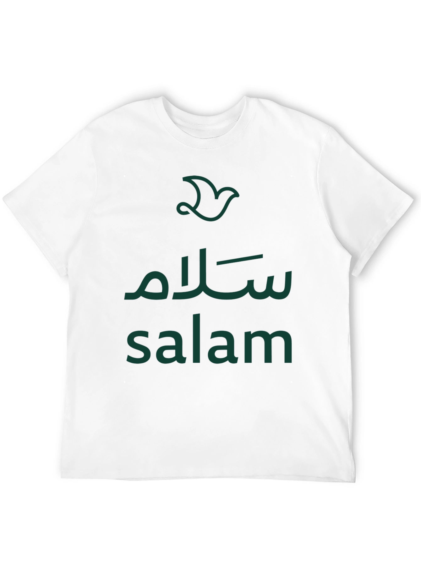Salam T-Shirt - Peace Dove Design