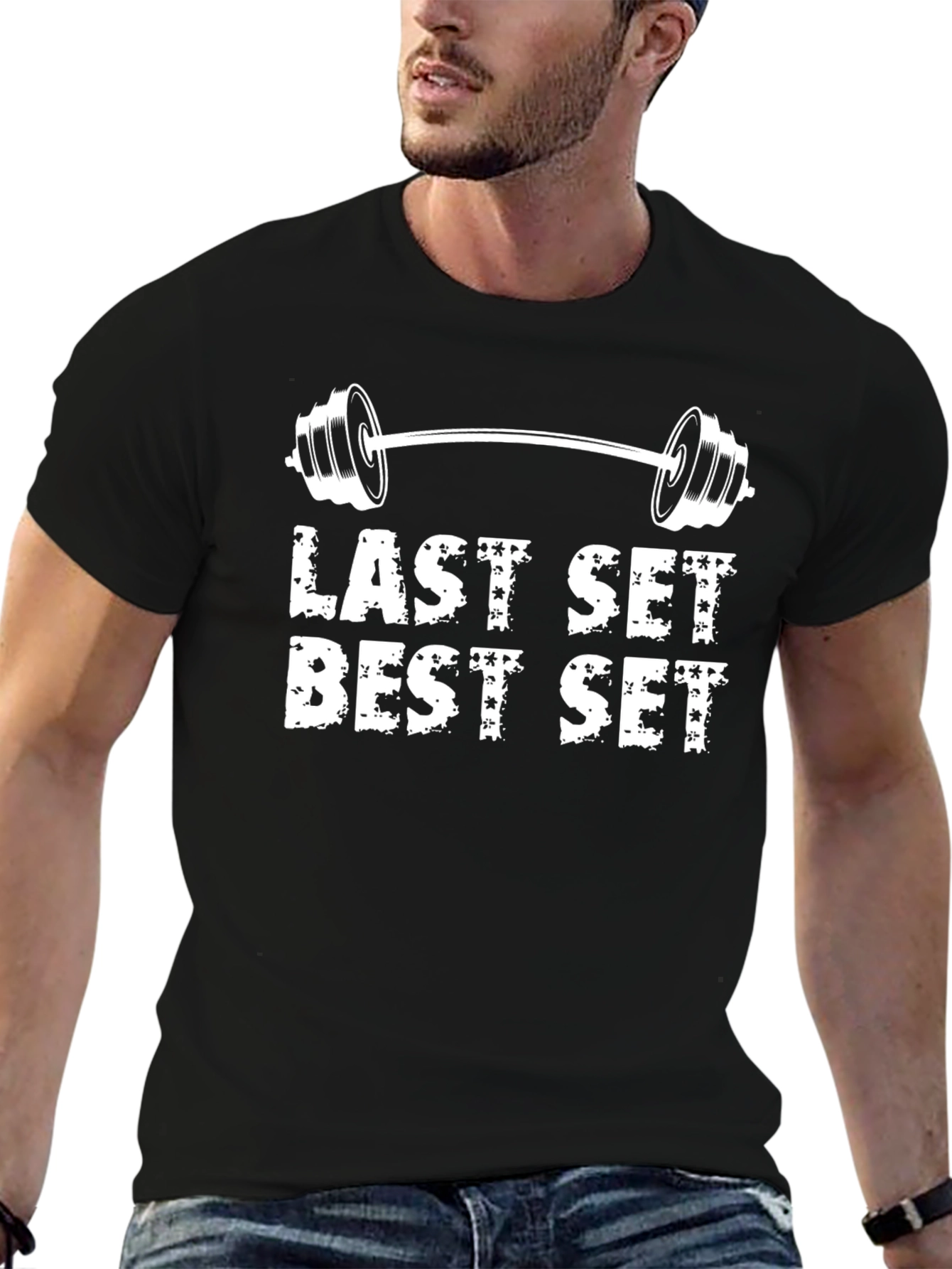 Last Set Best Set Black Graphic T-Shirt