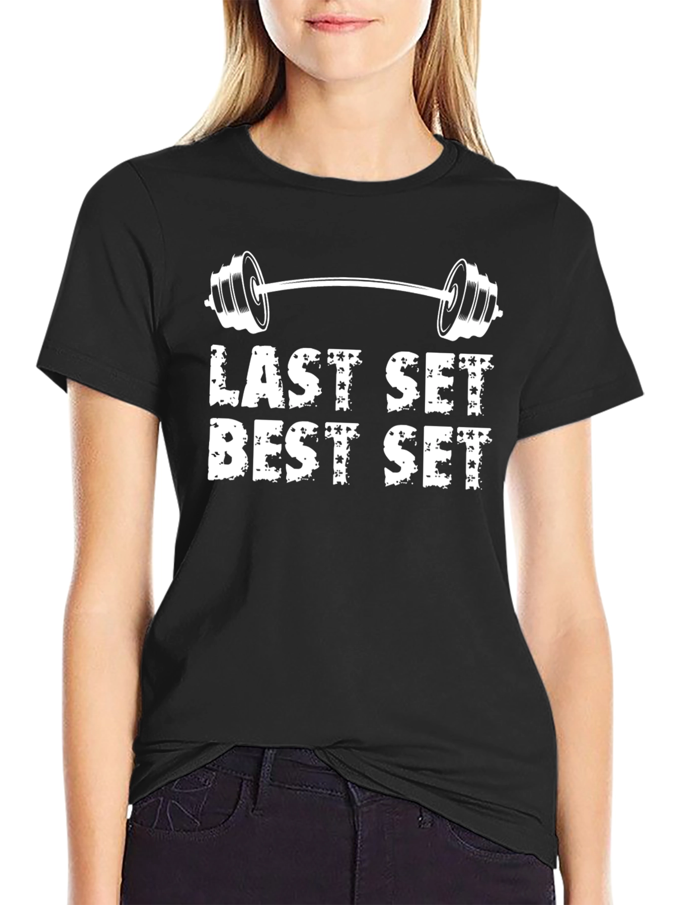 Last Set Best Set Black Graphic T-Shirt
