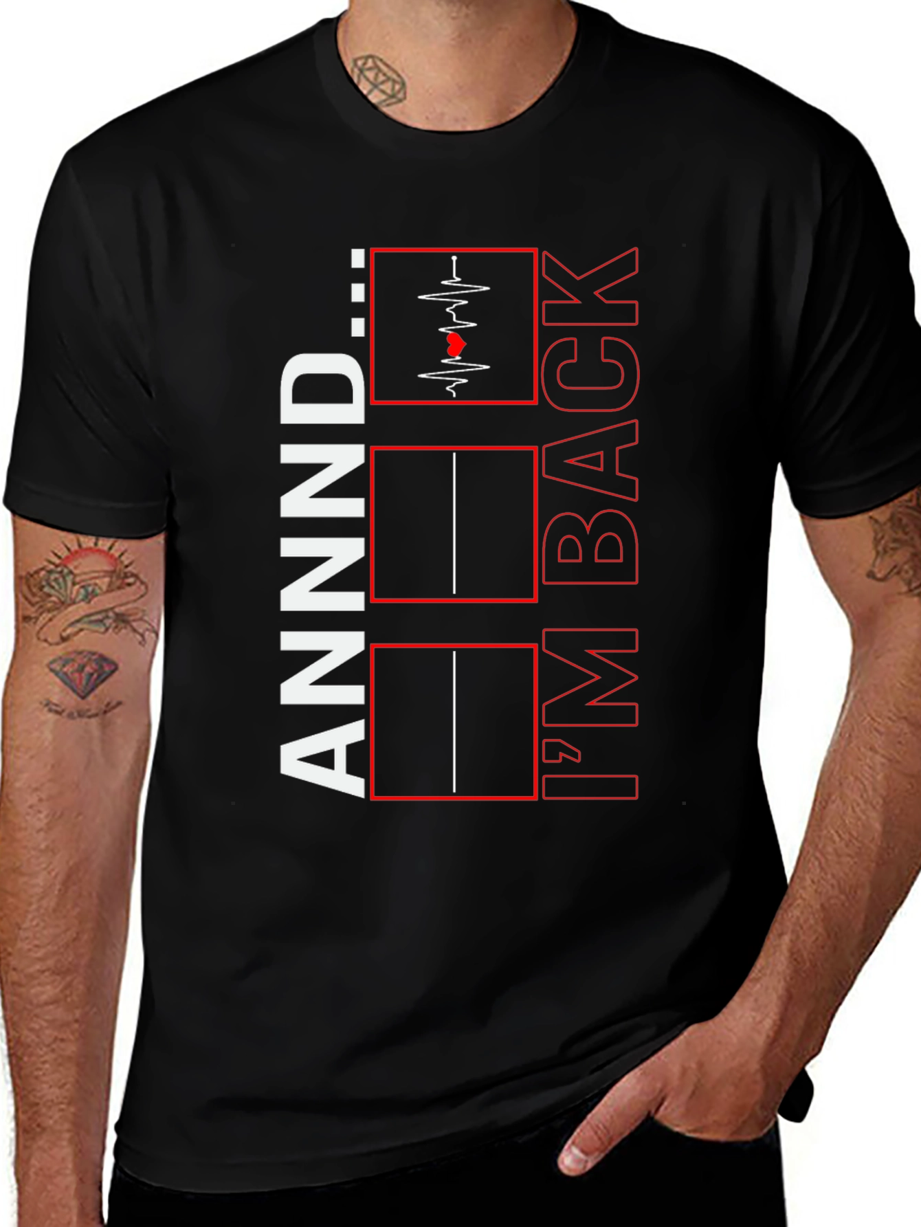 IM BACK! Funny Graphic Tee