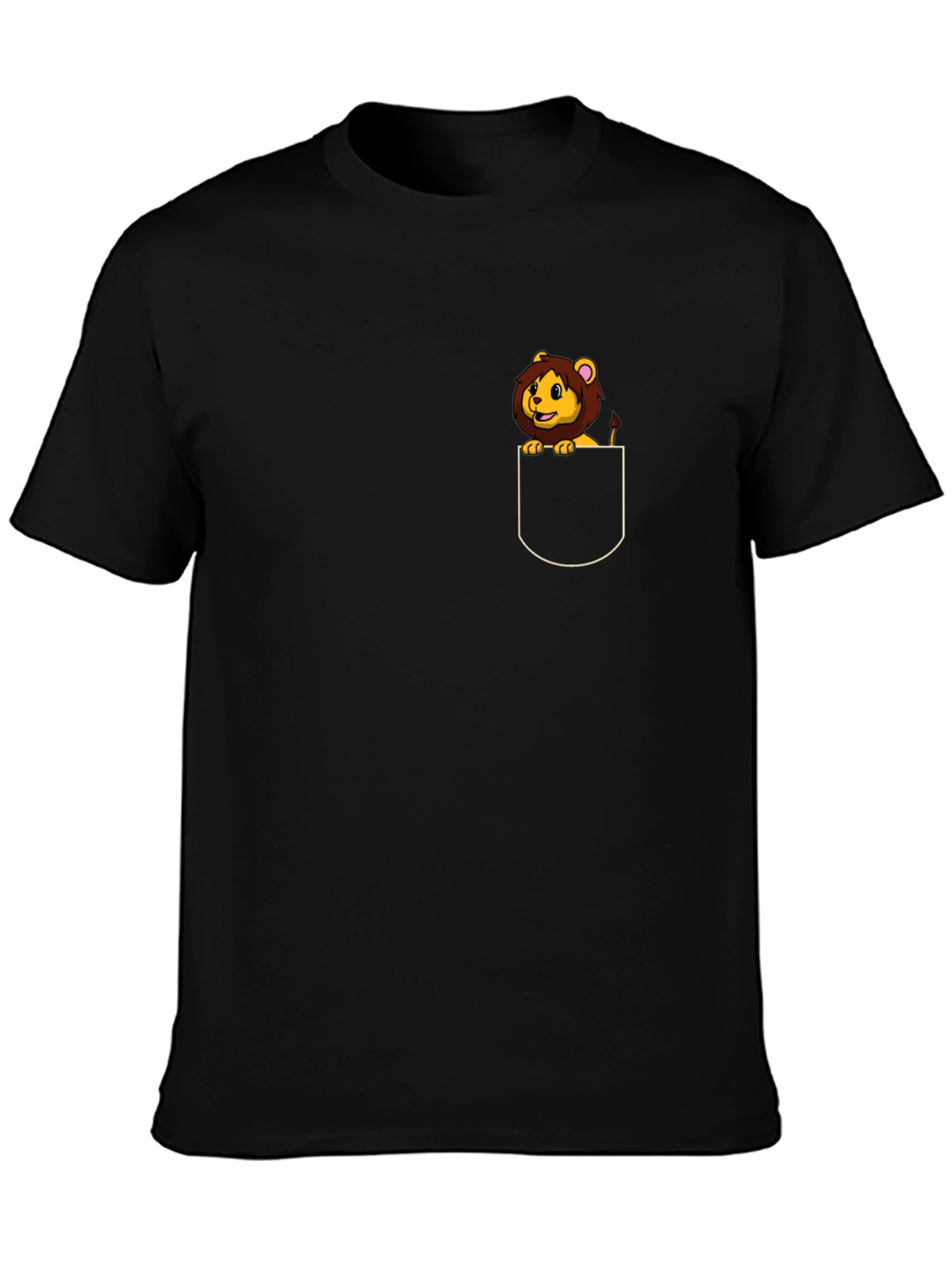 Lion Cub Pocket Tee - Fun & Stylish