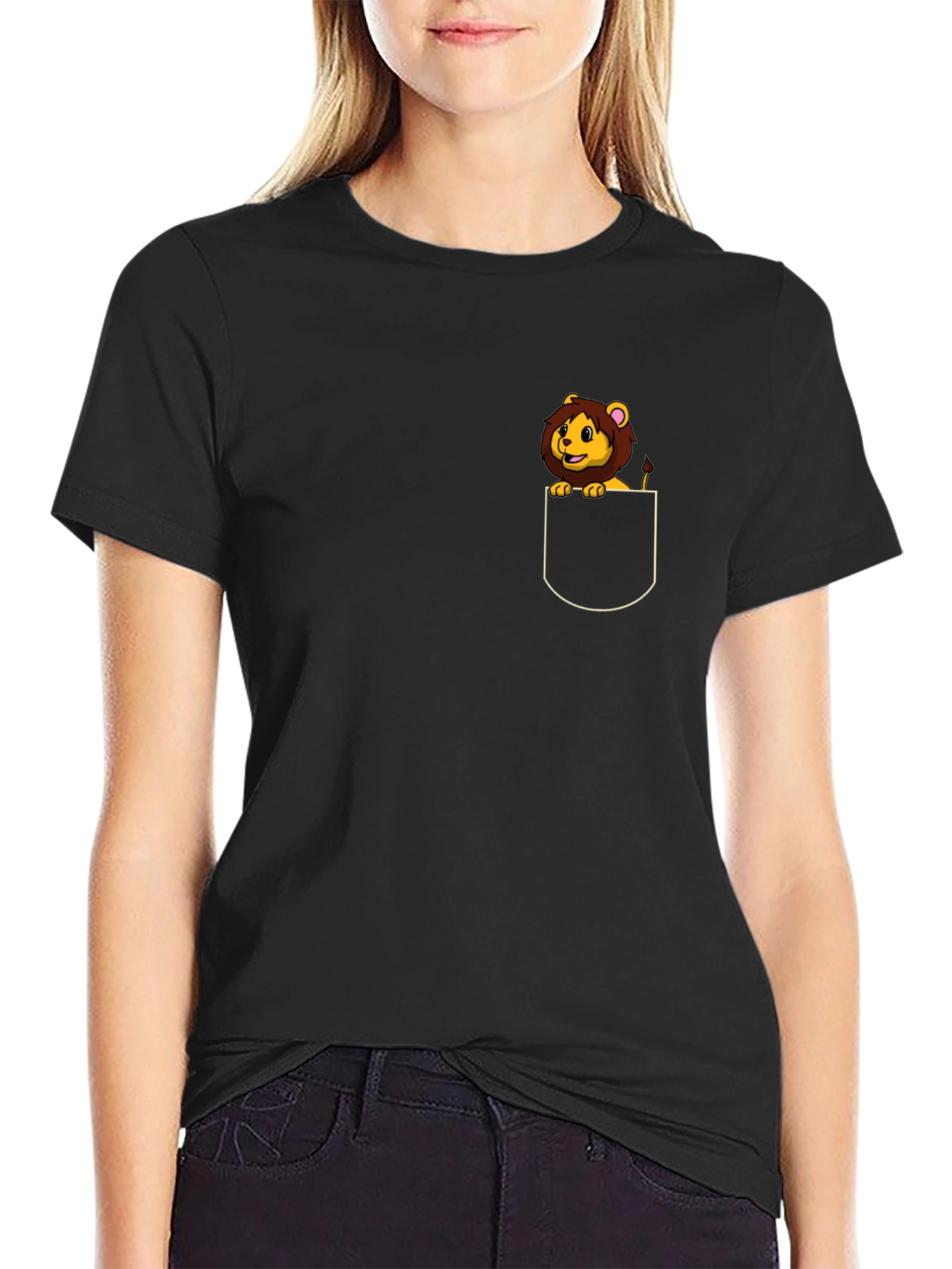 Lion Cub Pocket Tee - Fun & Stylish
