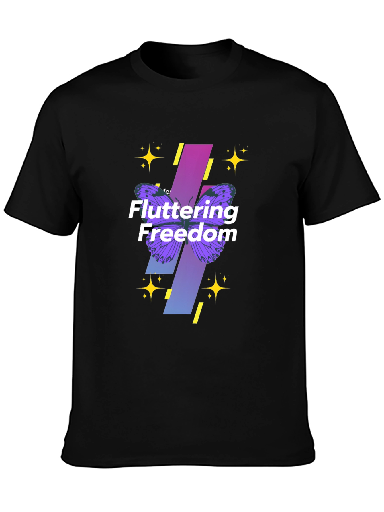 Fluttering Freedom Graphic T-Shirt
