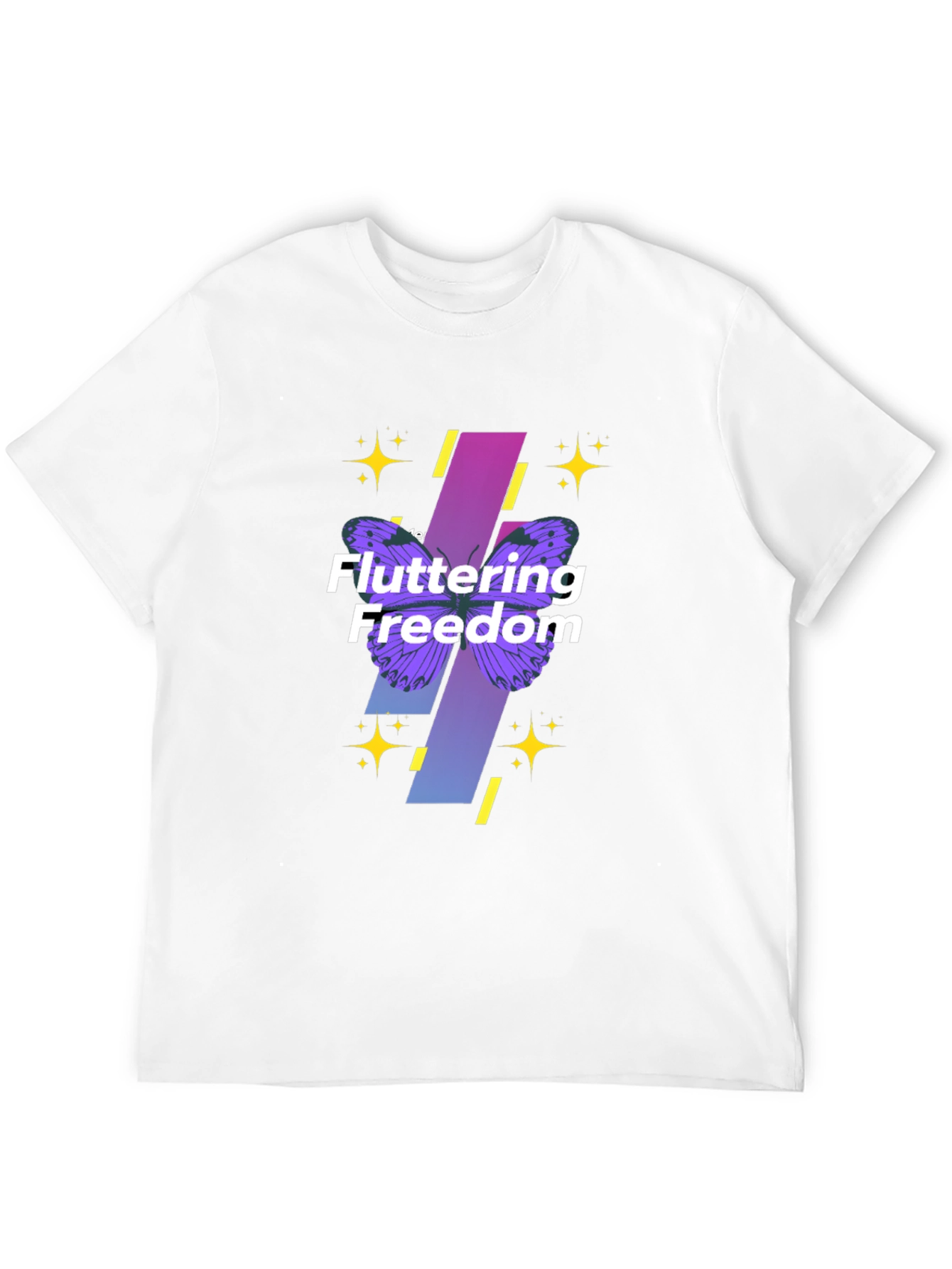 Fluttering Freedom Graphic T-Shirt