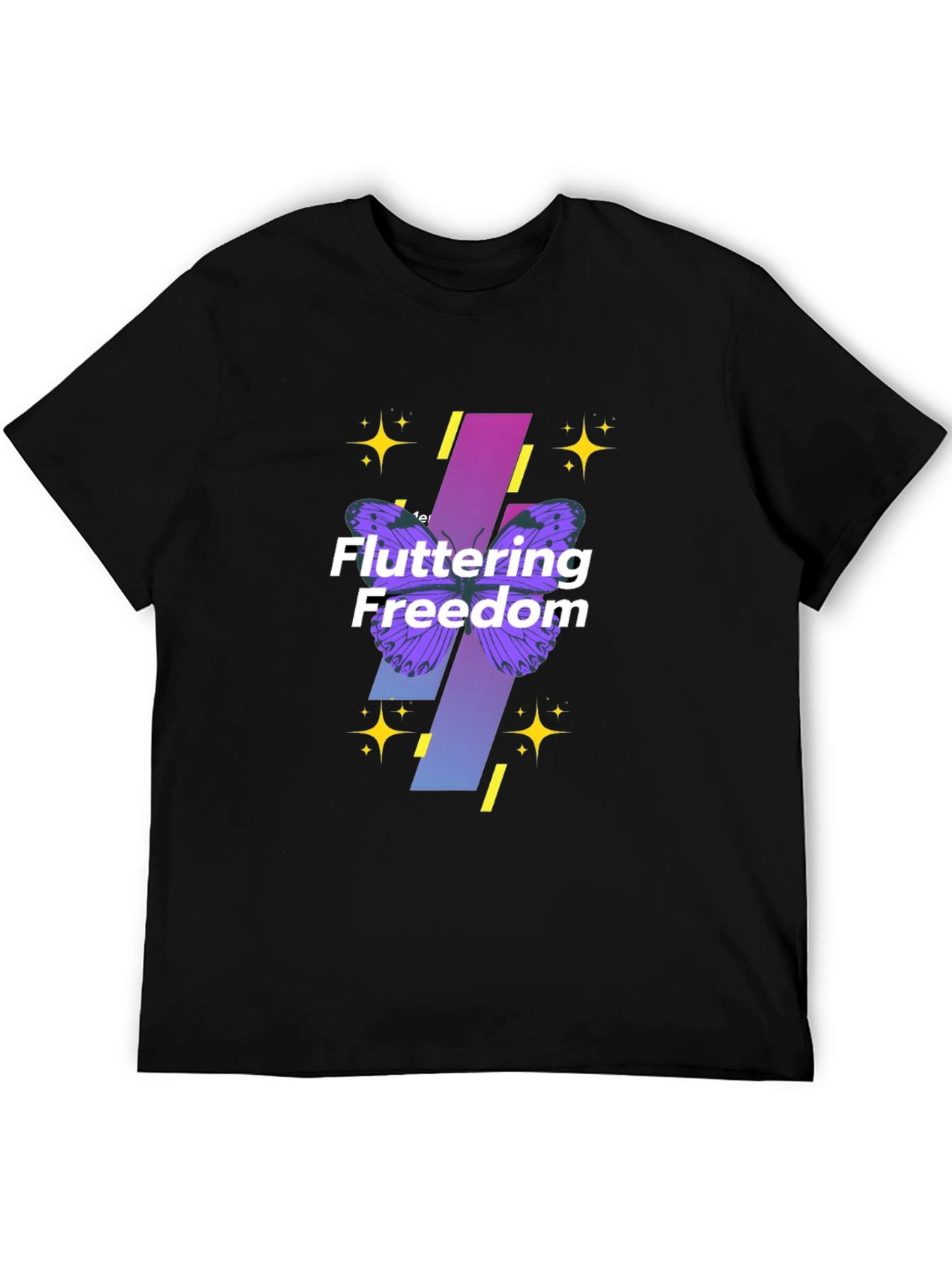 Fluttering Freedom Graphic T-Shirt