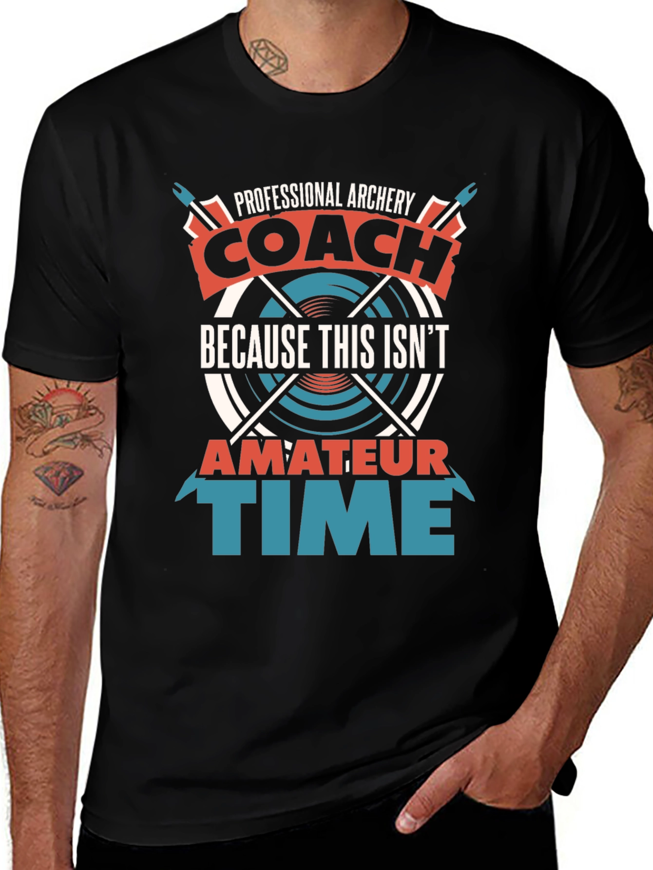 Archery Coach T-Shirt - Professional Archery Design