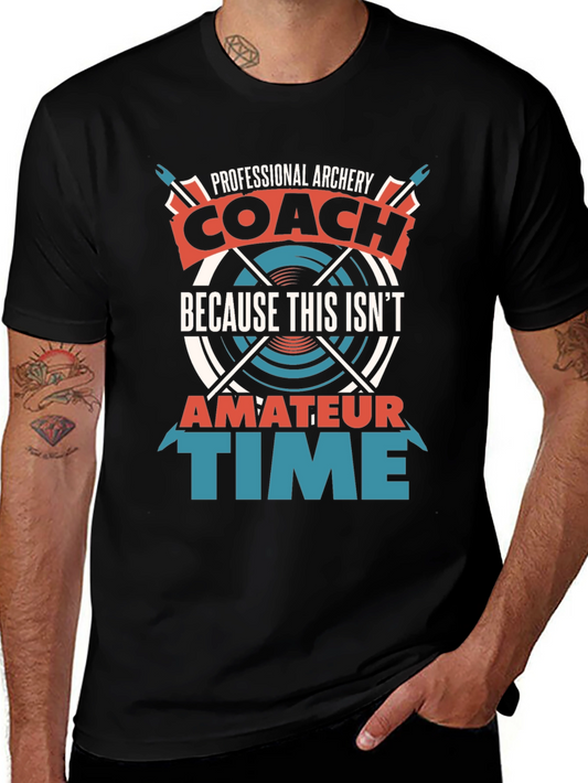 Archery Coach T-Shirt - Professional Archery Design