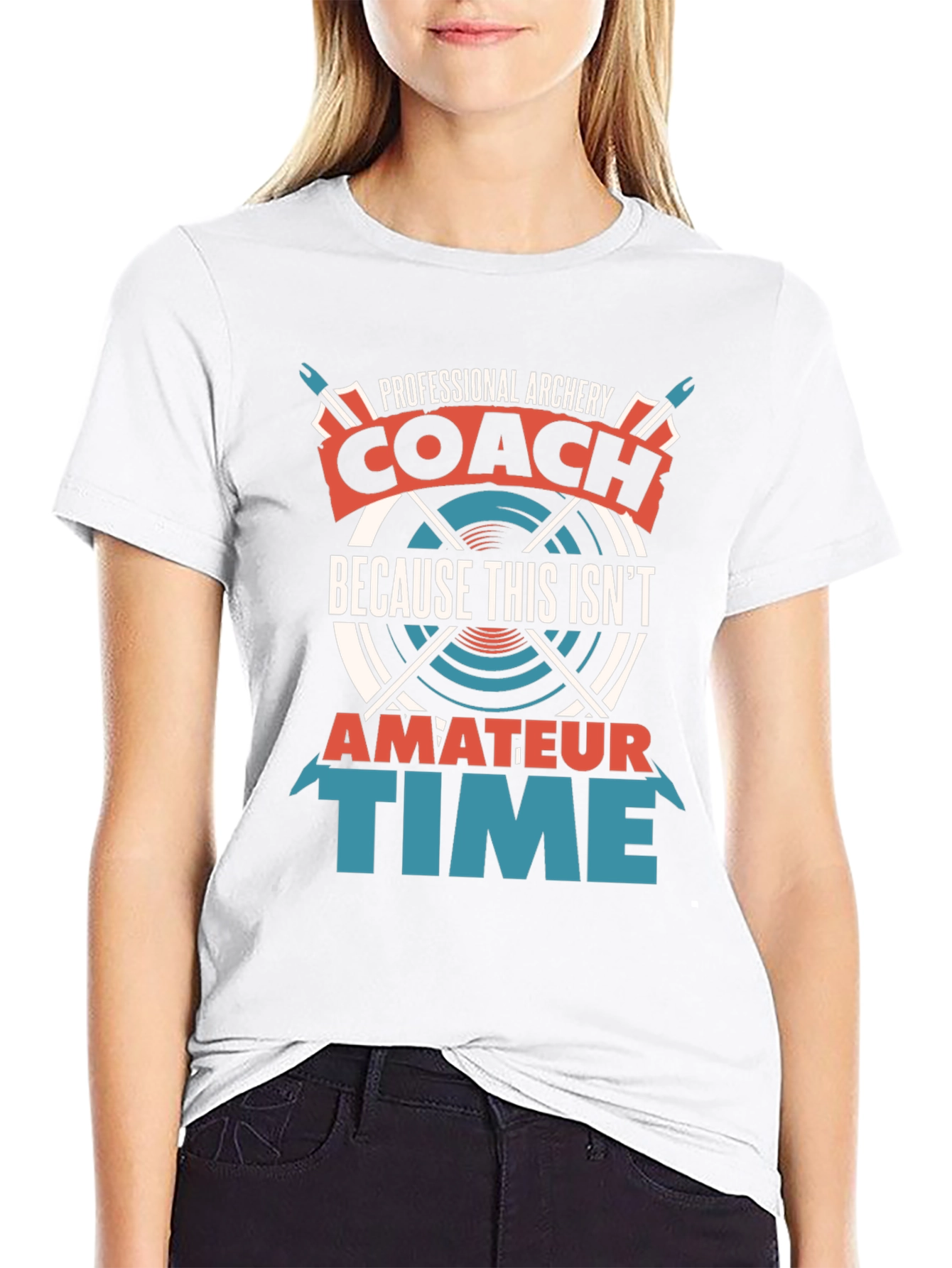 Archery Coach T-Shirt - Professional Archery Design