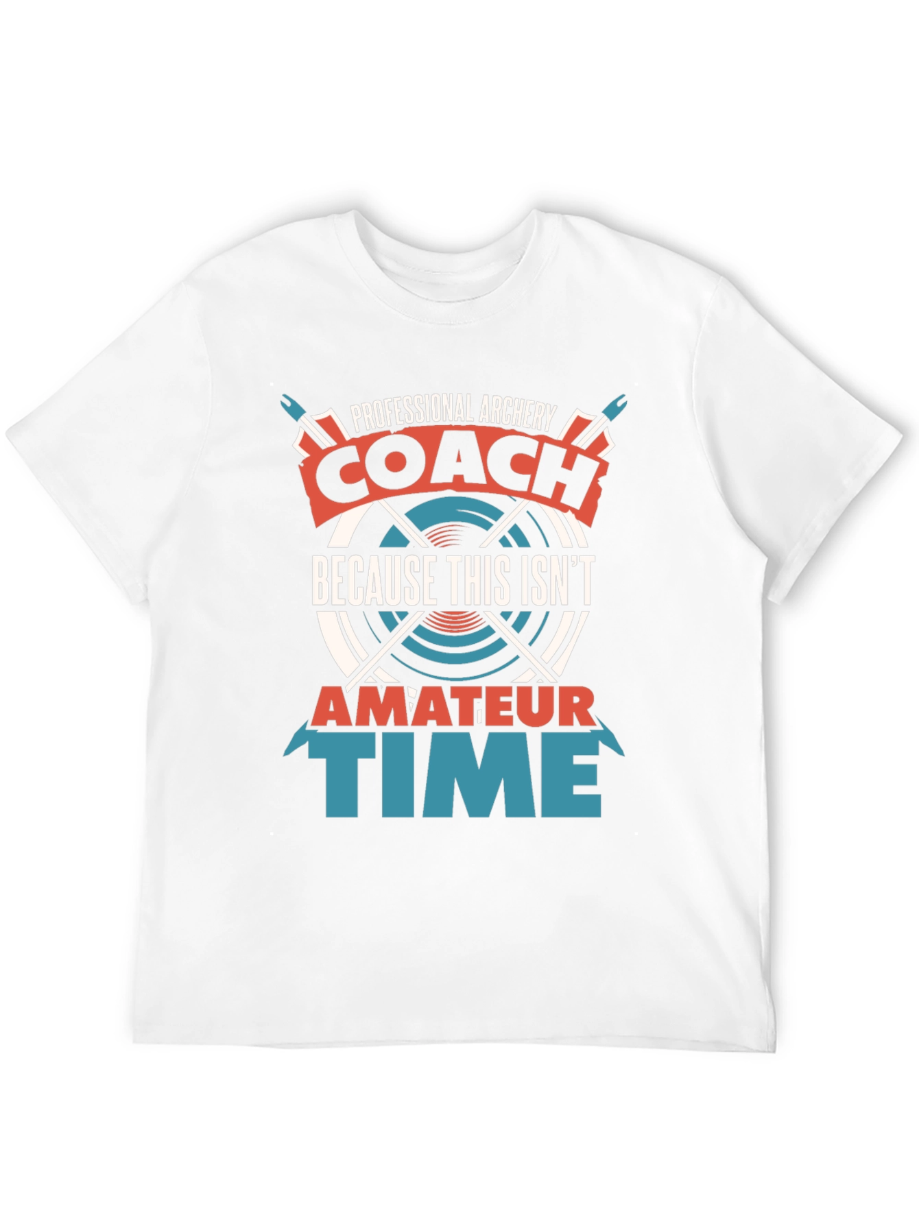 Archery Coach T-Shirt - Professional Archery Design