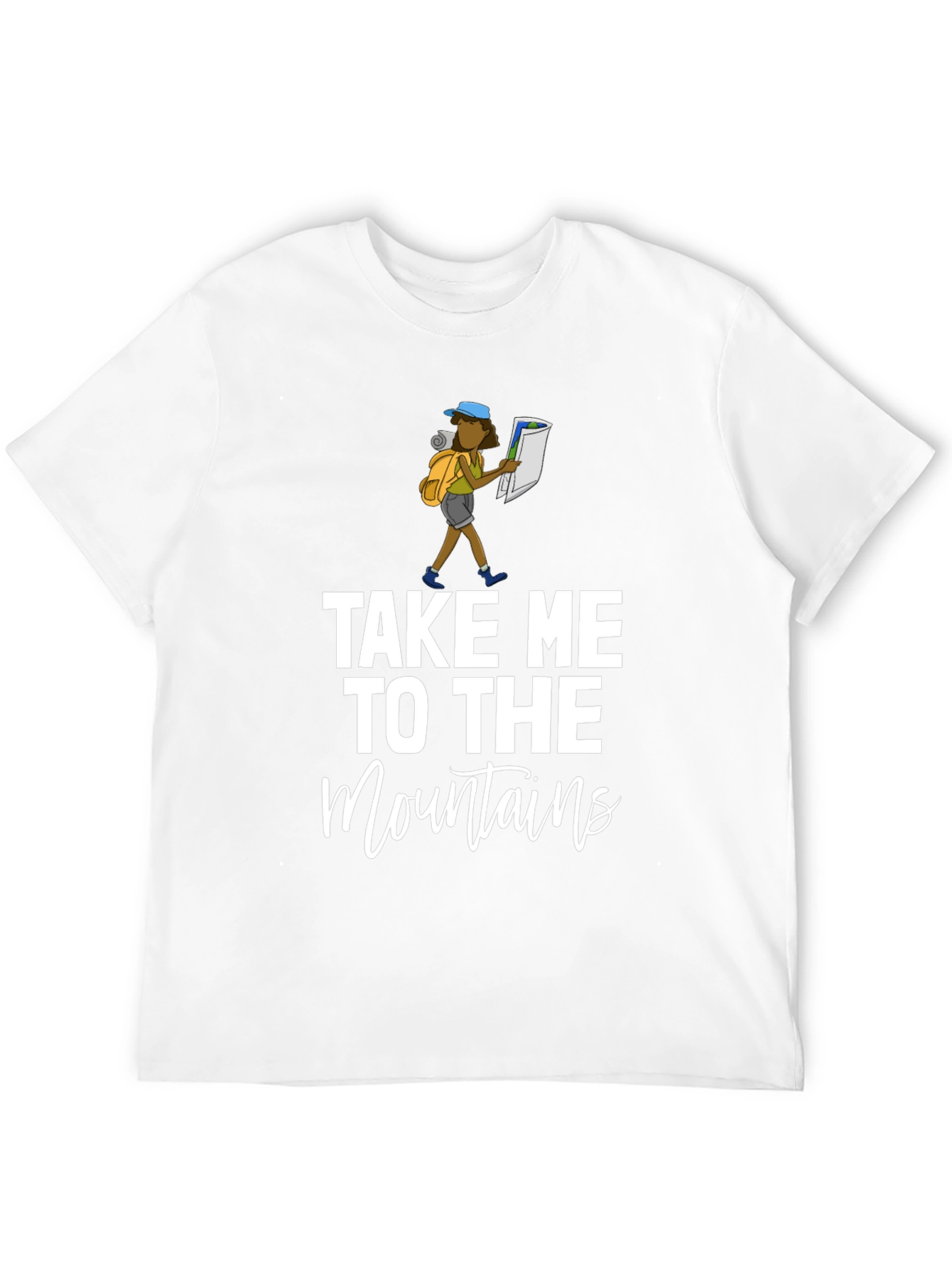 Take Me to the Mountains Black Graphic Tee