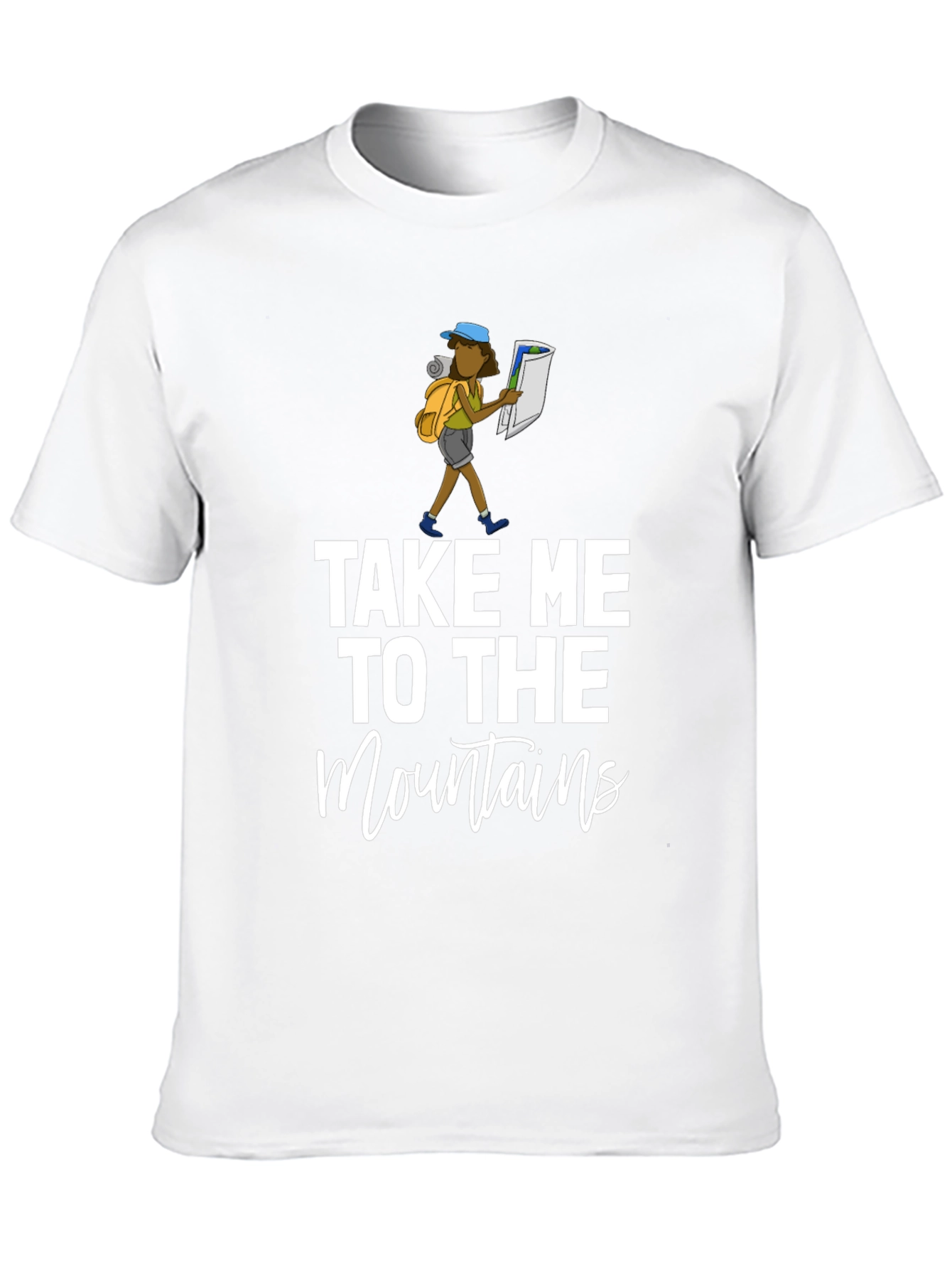 Take Me to the Mountains Black Graphic Tee