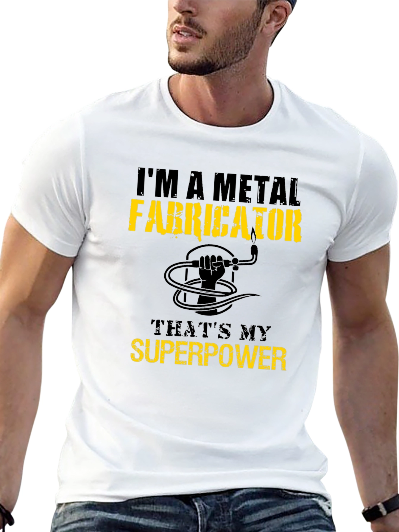 Metal Fabricator Superpower T-Shirt - Black
