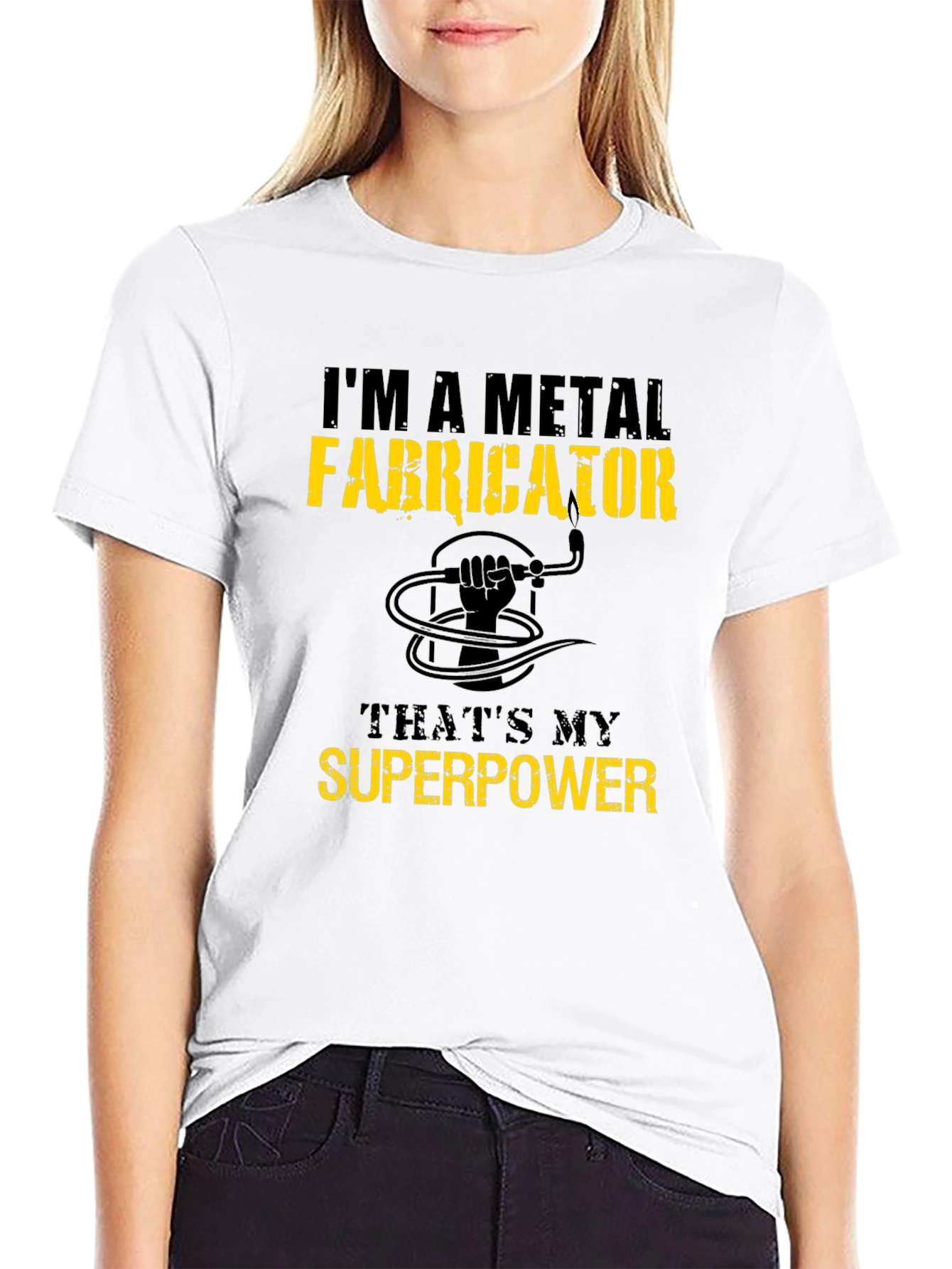 Metal Fabricator Superpower T-Shirt - Black